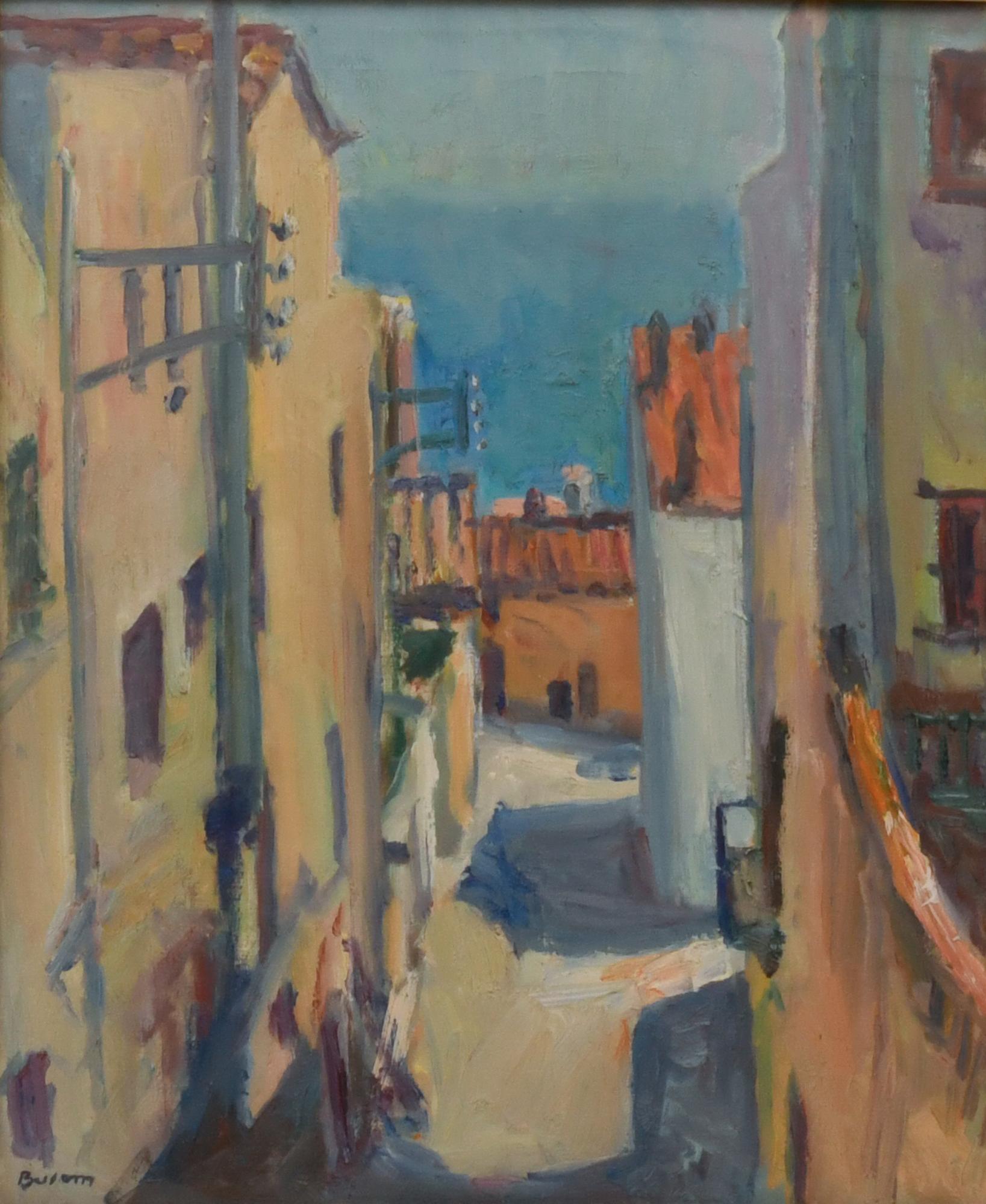 SIMÓ BUSOM (1927). "Carrer les 60 escales", Masnou, 1970. 