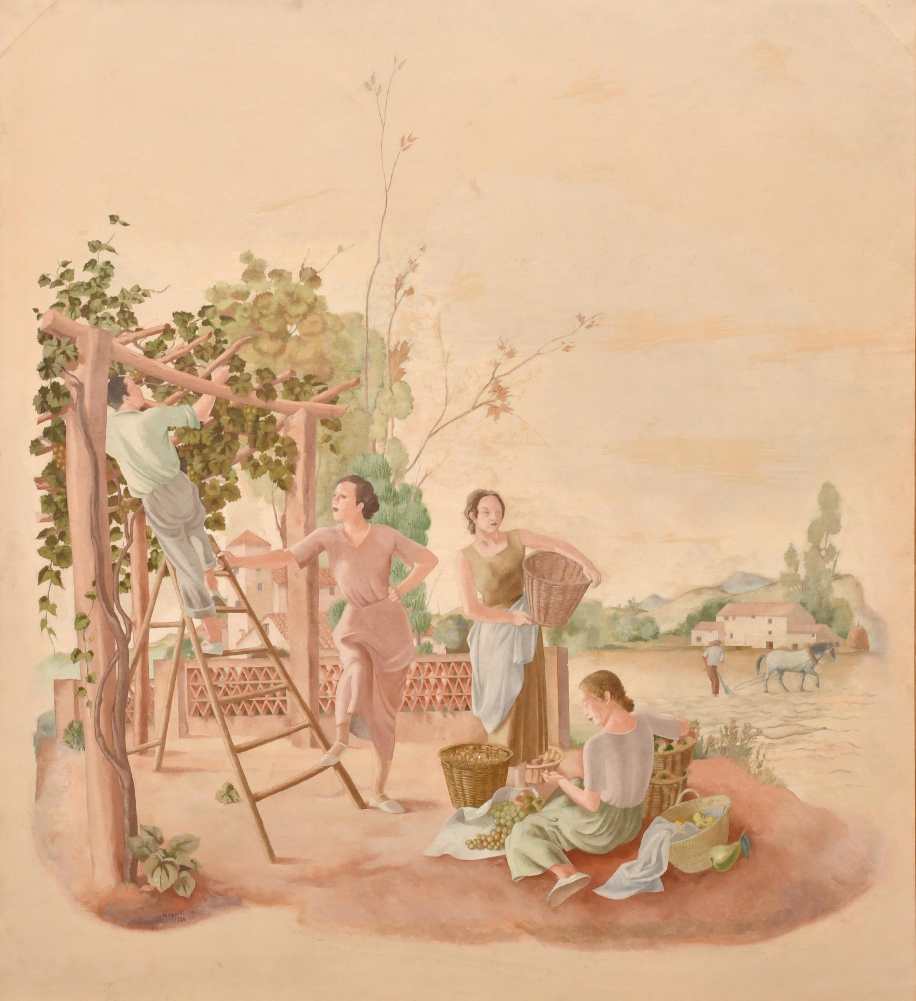XAVIER NOGUÉS (1873-1940). 'Estiu', 1936.
