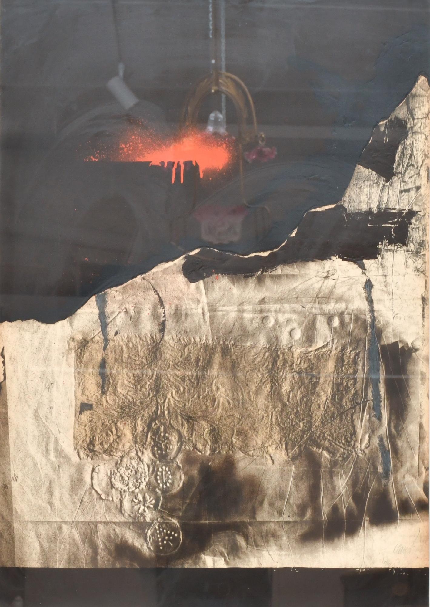 ANTONI CLAVÉ (1913-2005) "La tache rouge", circa 1989.