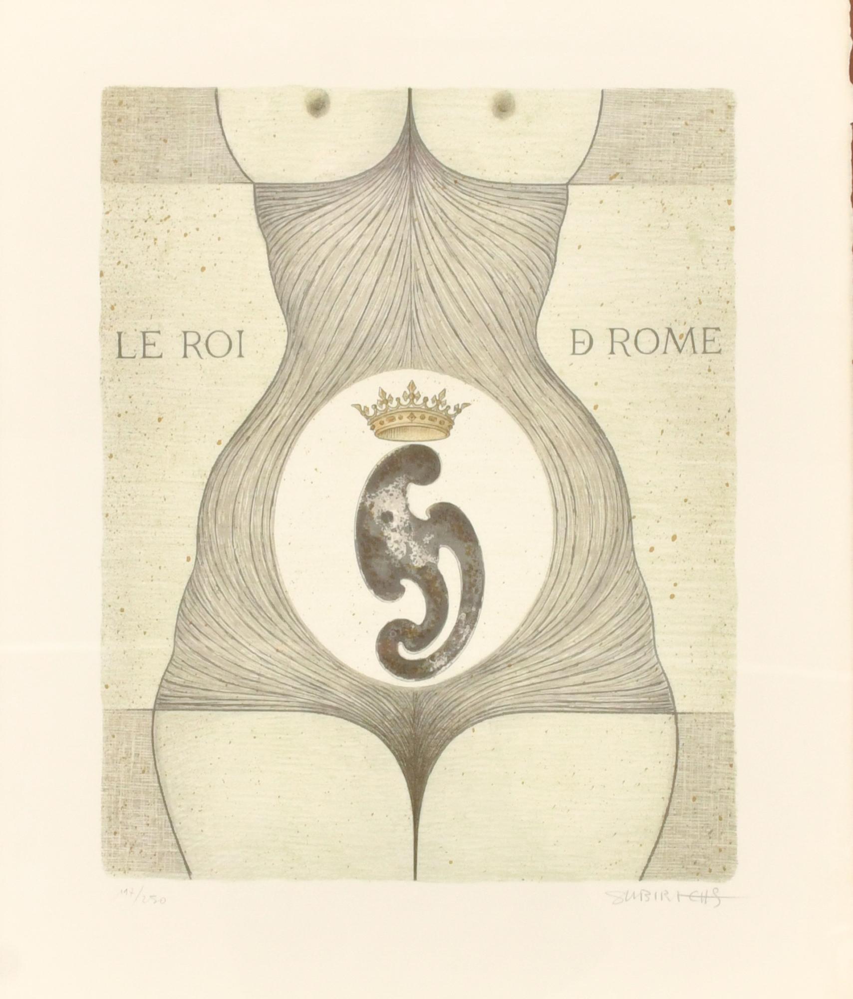 JOSEP MARIA SUBIRACHS (1927-2014). "Le Roi de Rome".