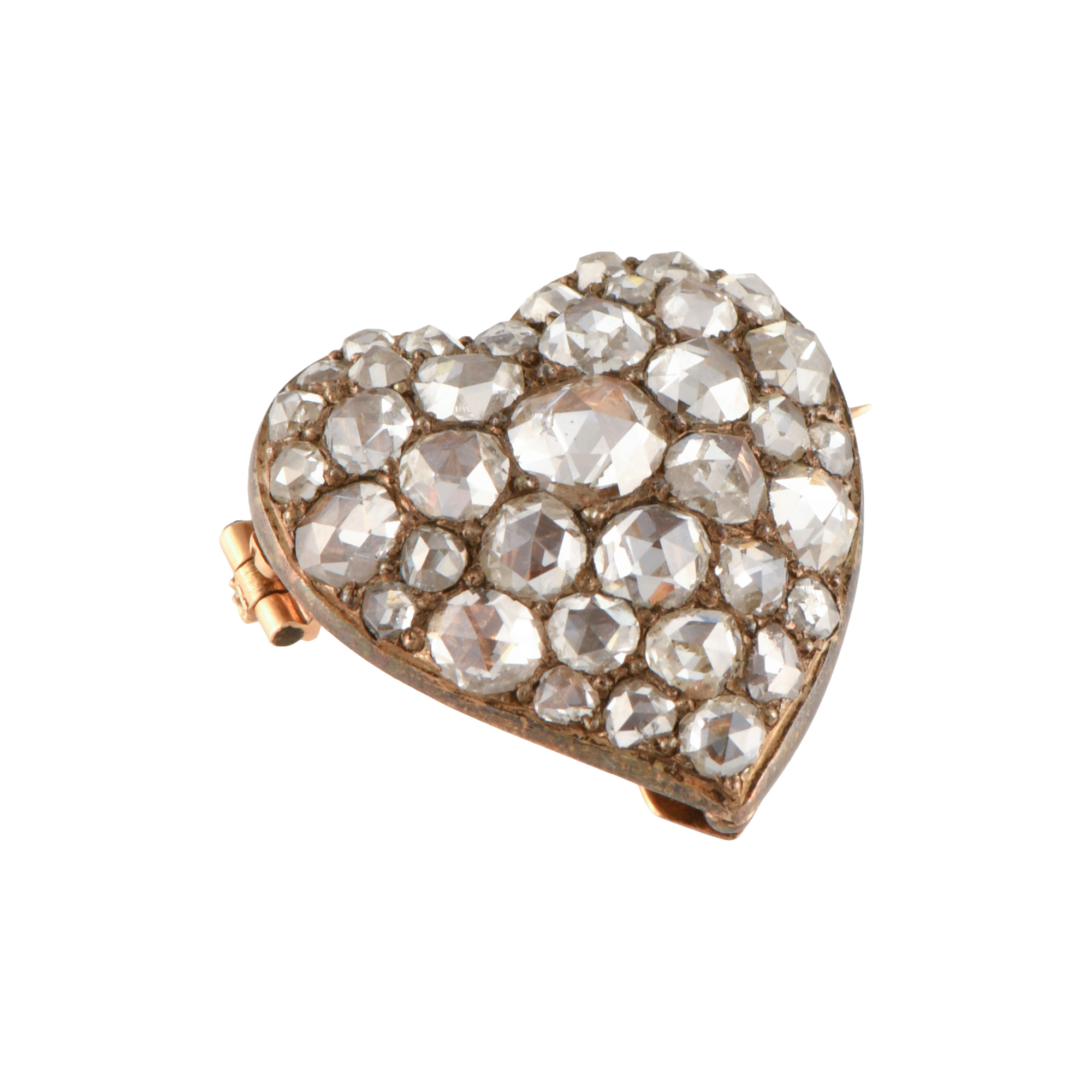 *Isabelino" heart-shaped brooch.