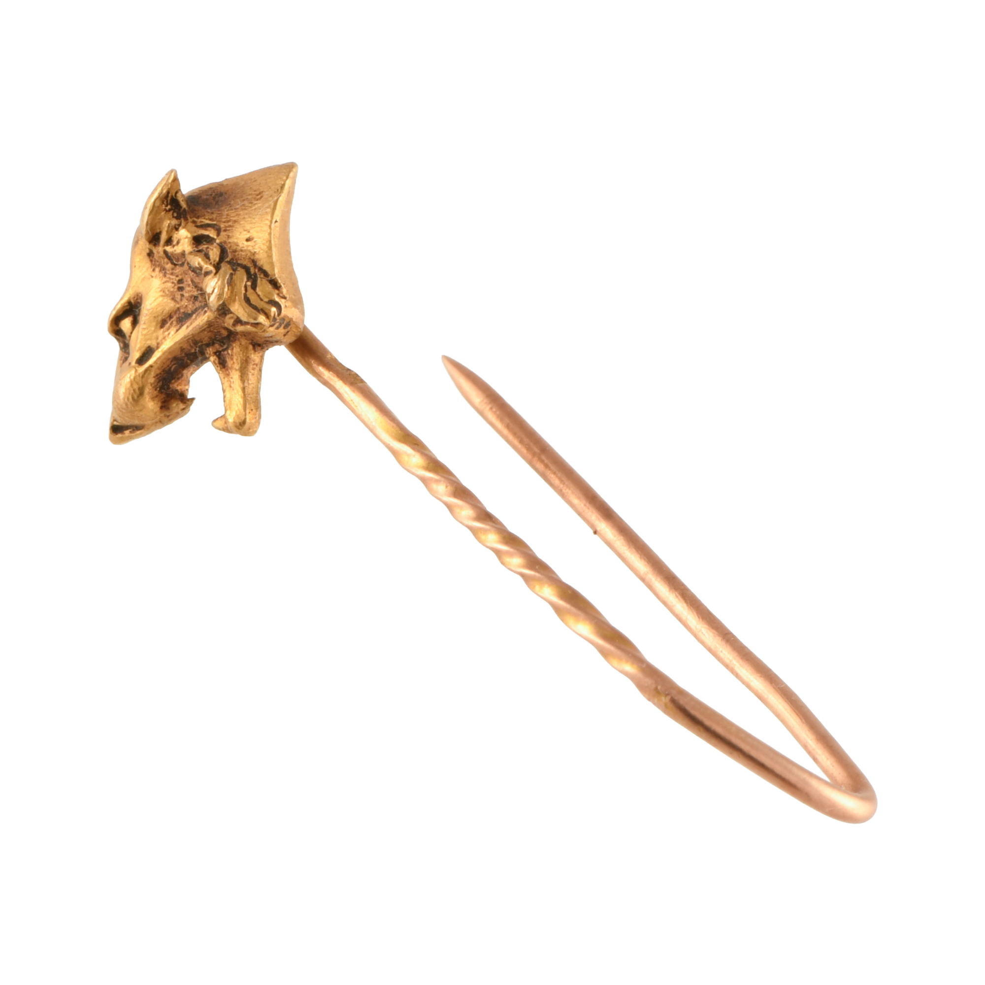 Panther-shaped tie pin.