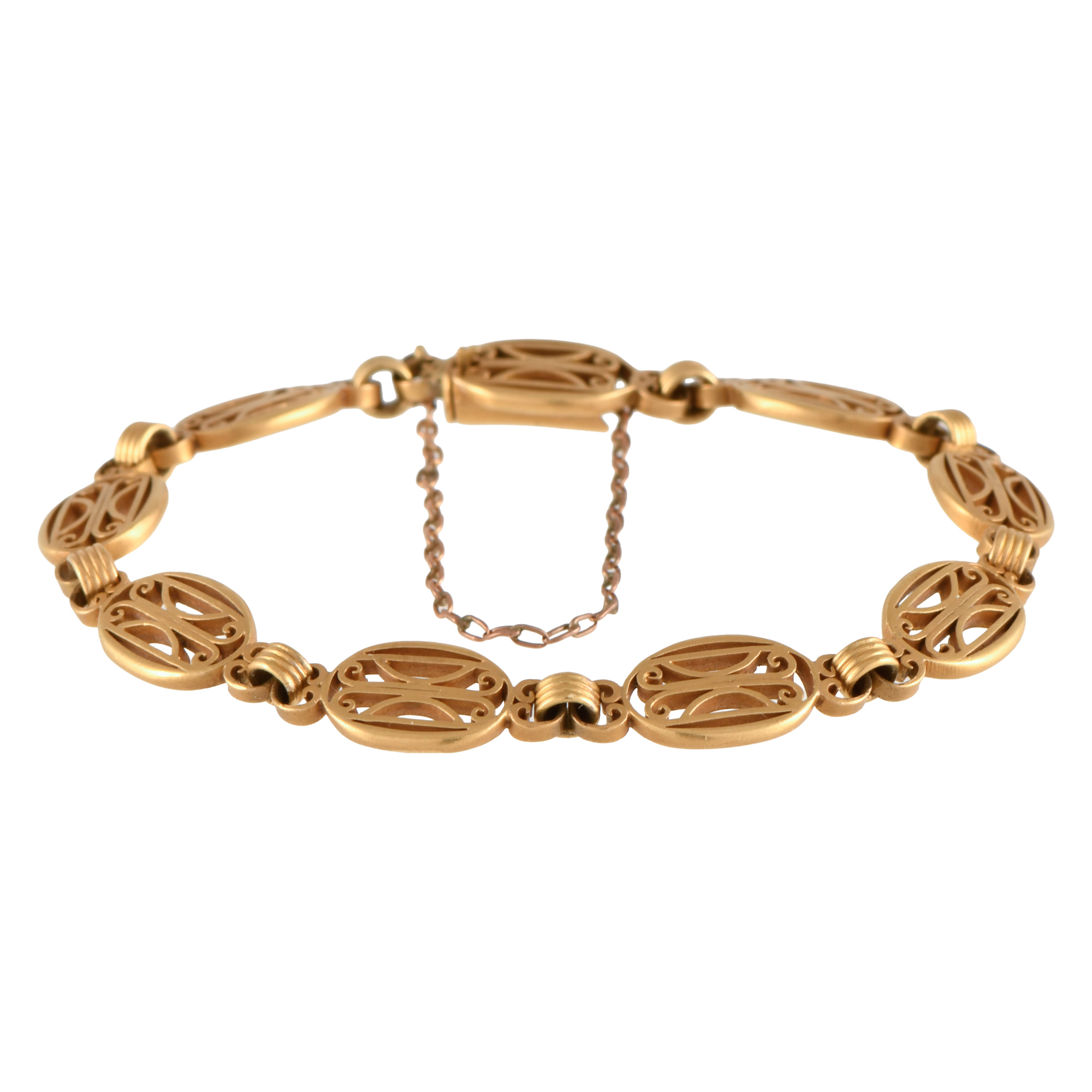 Articulated links bracelet.