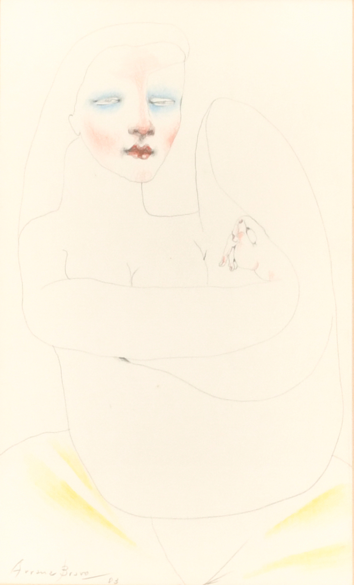 EDUARD ARRANZ BRAVO (1941-2023).  "Woman portrait", 1983.