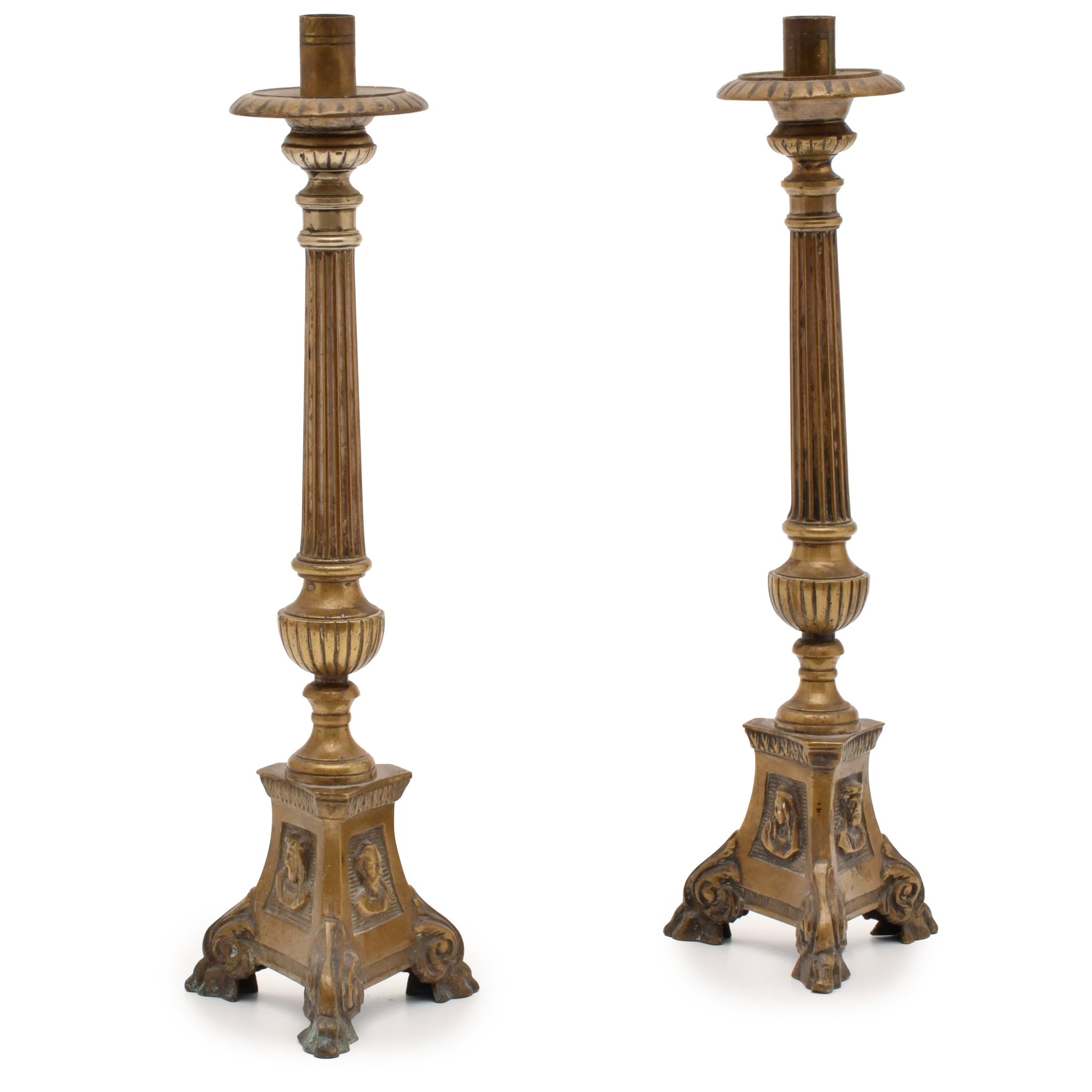 Pair of candlesticks.
