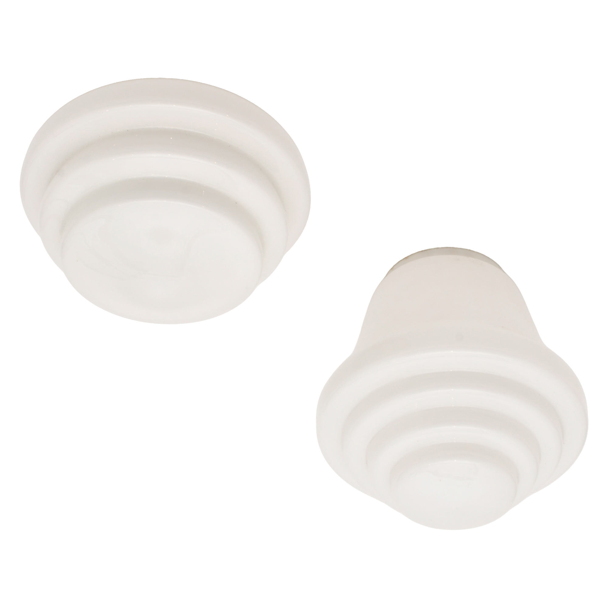 Set of two Art Decó tulips.