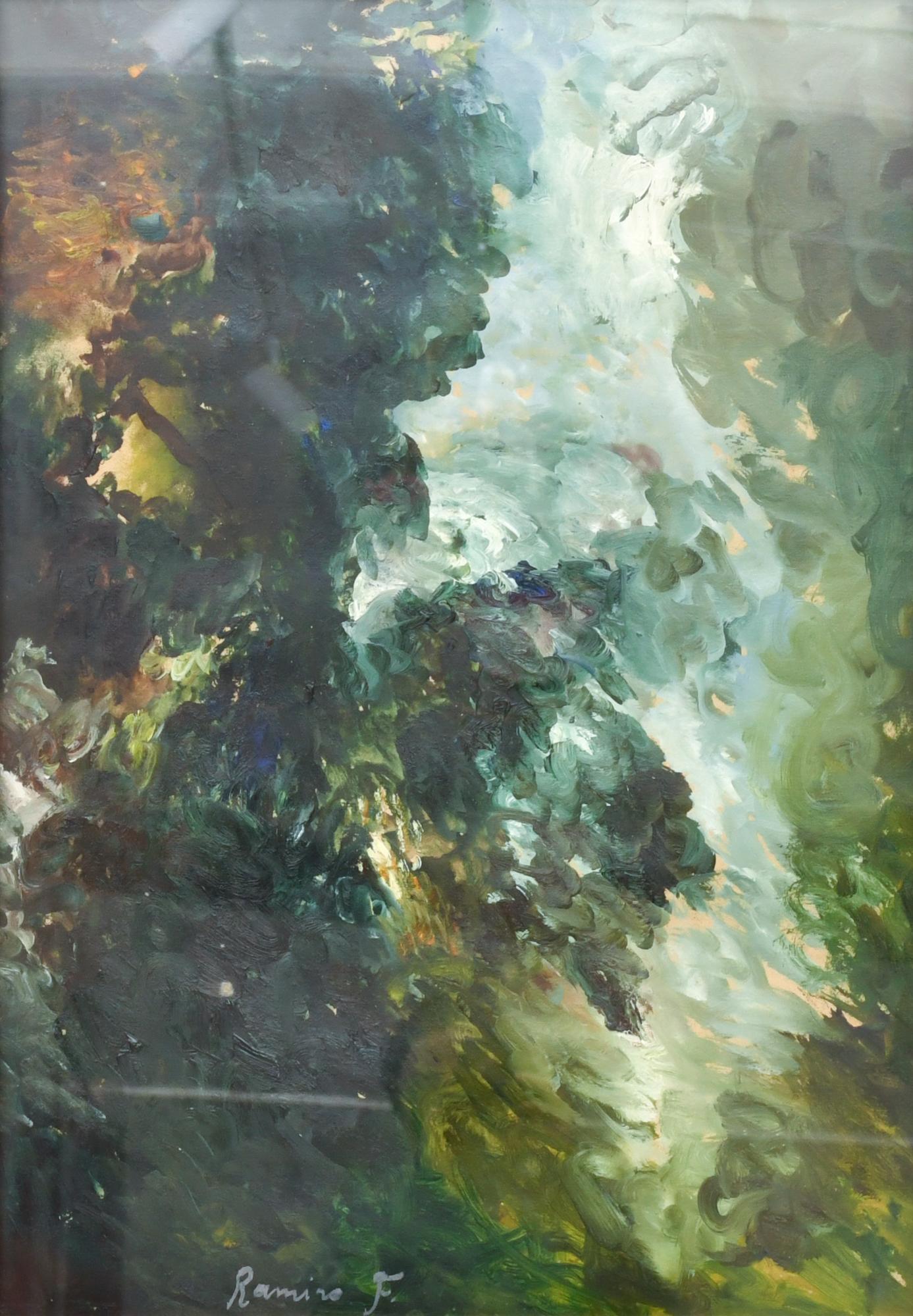 RAMIRO FERNANDEZ SAUS (1961). "Landscape", 1987.