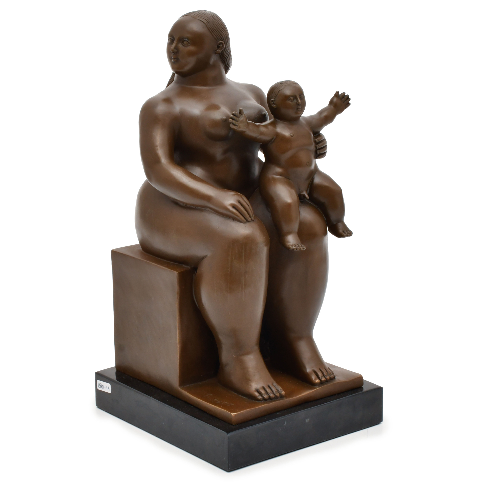 AFTER MODELS BY F. BOTERO, "'Marternity'.