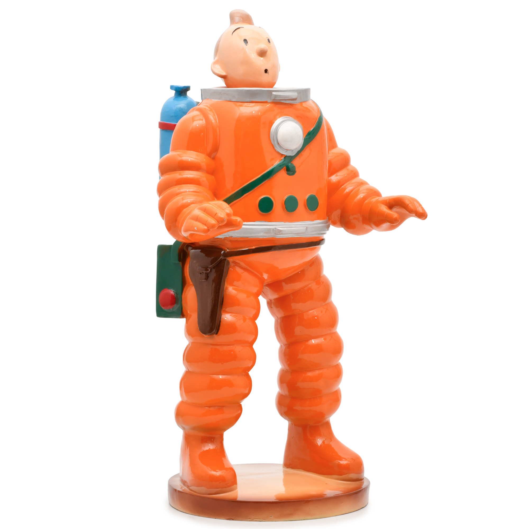 ‘Tintin as an astronaut’.