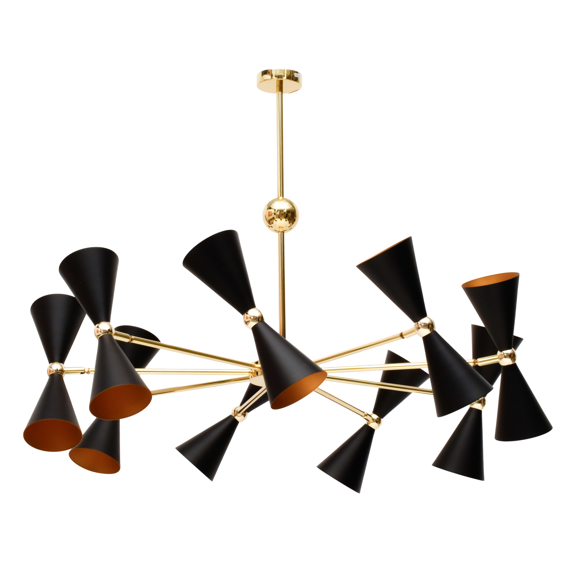 Italina ceiling lamp, mid 20th century.