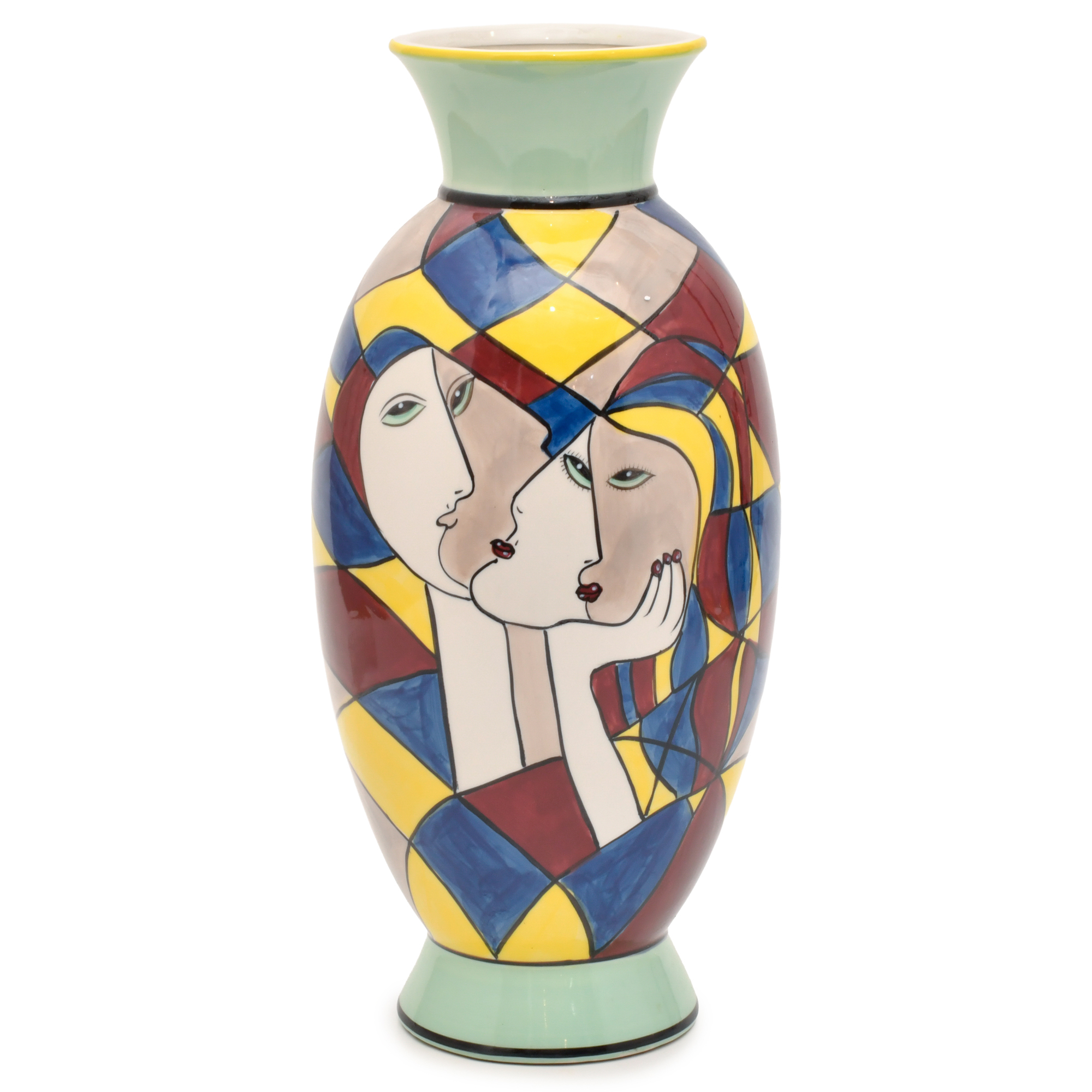 ENNIO SIMONE, vase as a centrepiece.