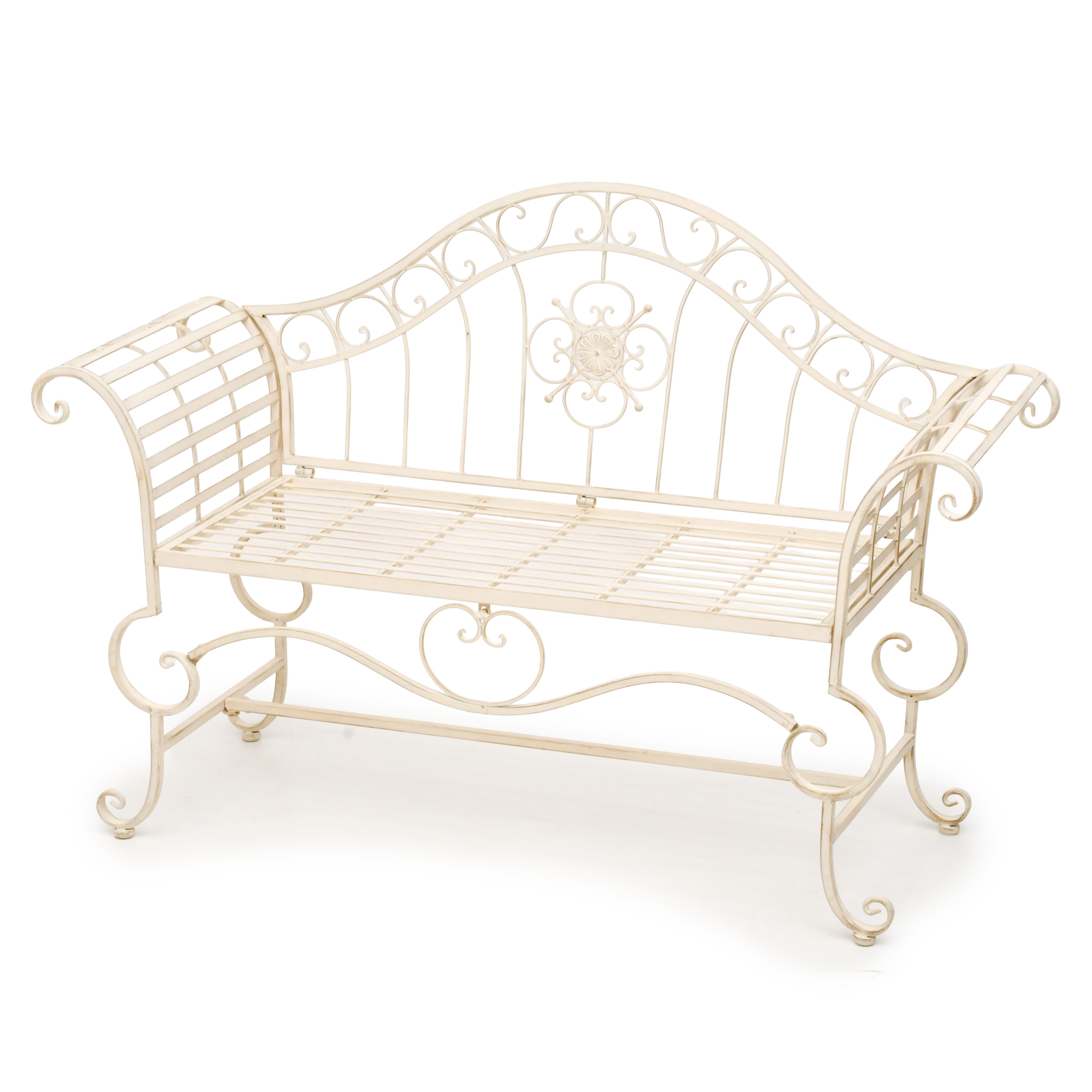 Garden bench.