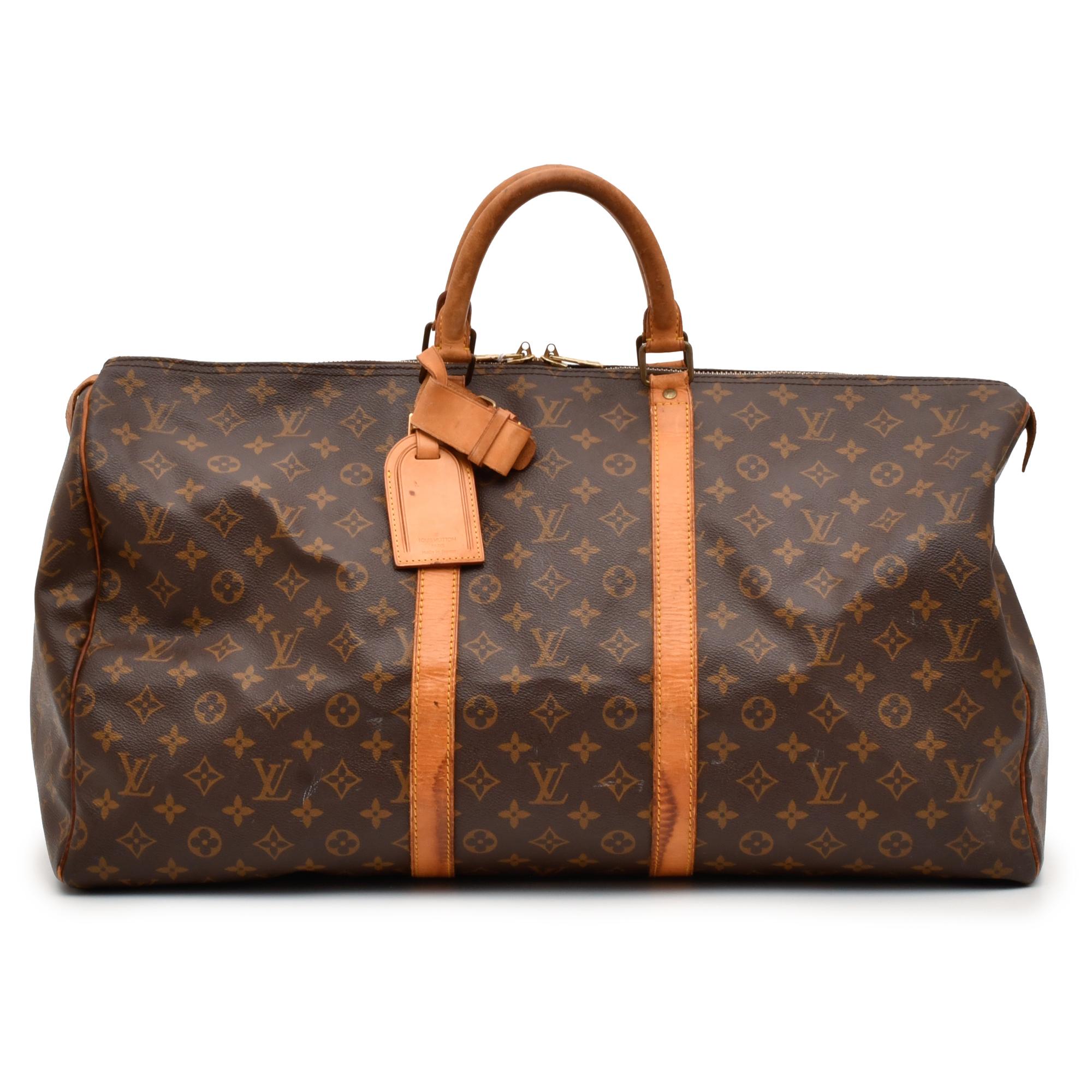LOUIS VUITTON. 'Keepall' travel bag.