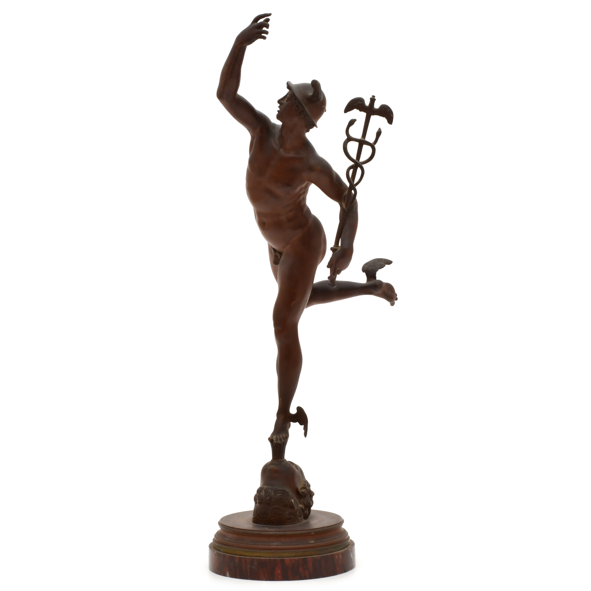 AFTER MODELS BY GIAMBOLOGNA, 'Hermès'.