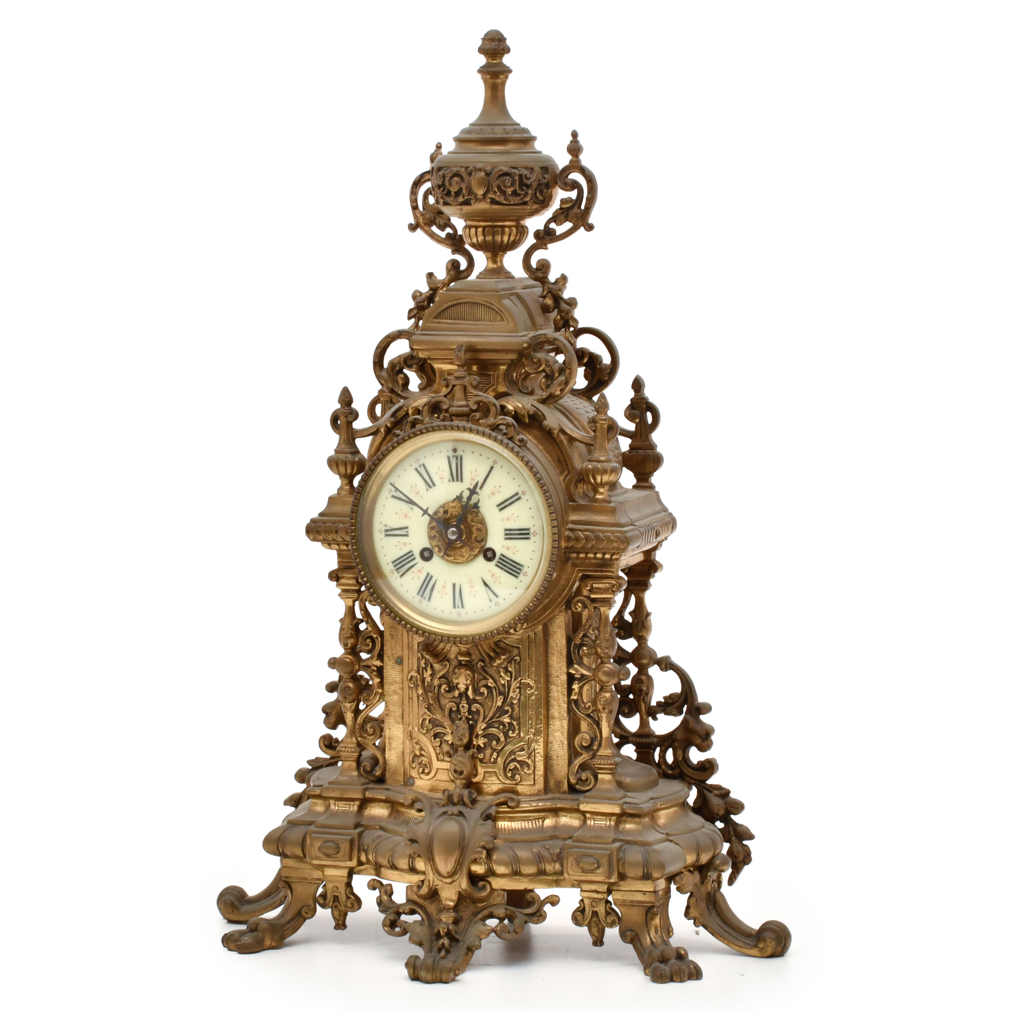 Napoleon III style table clock.