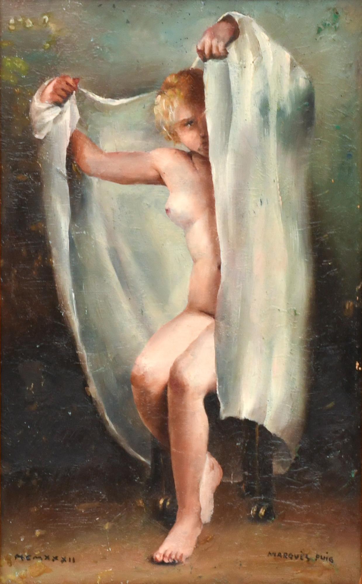 JOSEP MARIA MARQUES PUIG (1890-1950). "Female nude", 1932.