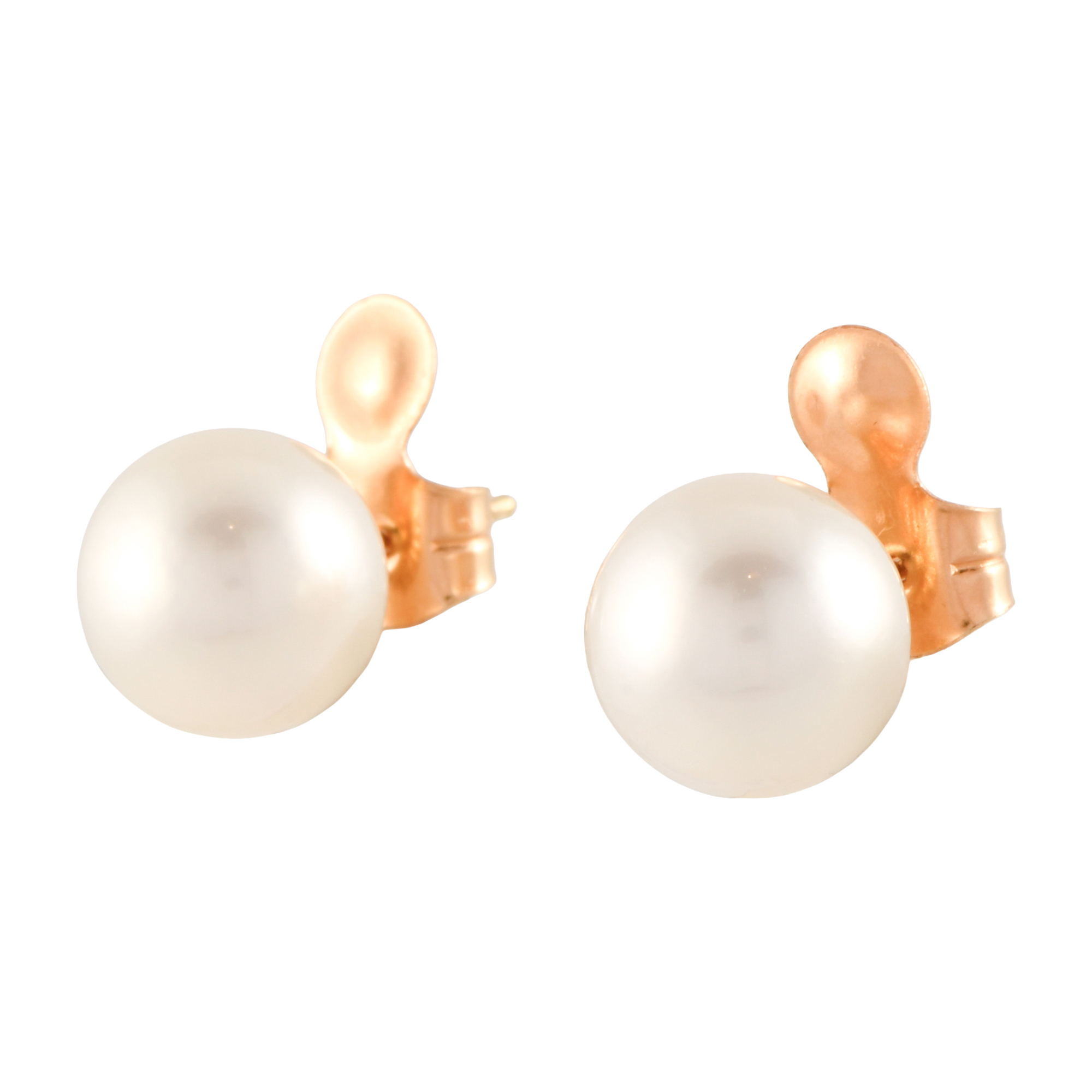 Pendientes con perlas.