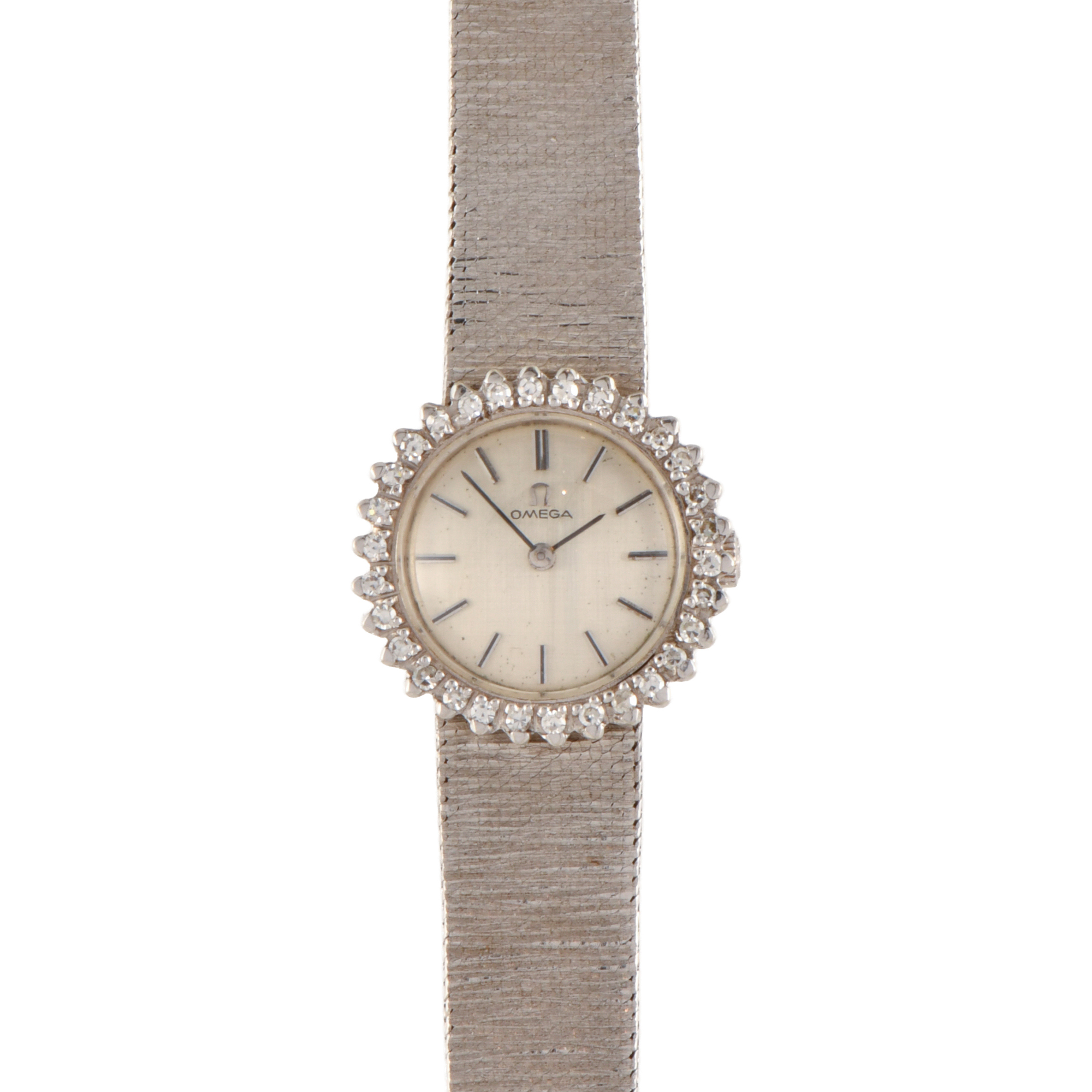 OMEGA, wristwatch-jewel with diamonds.