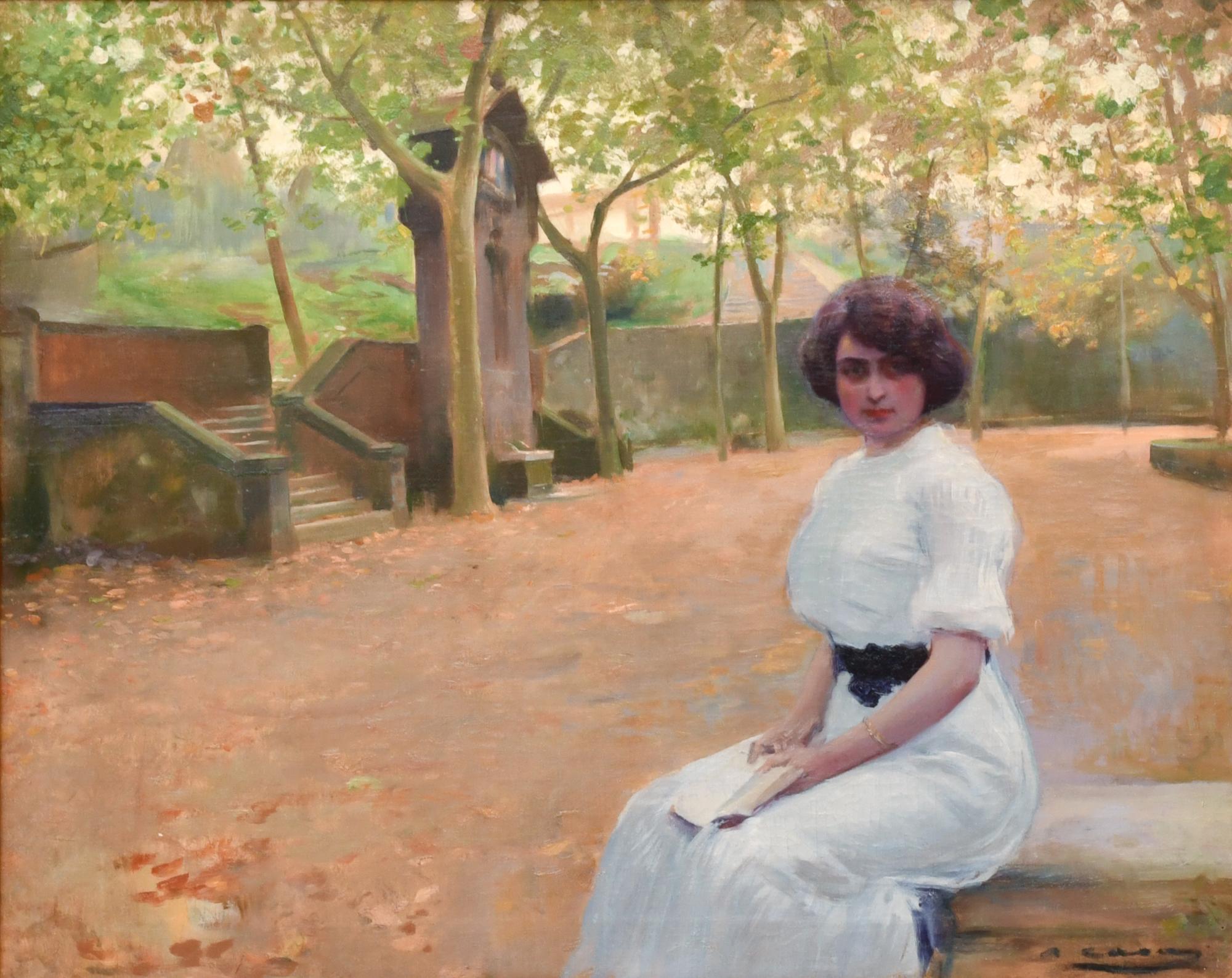 RAMÓN CASAS Y CARBO (1866-1932). "Júlia at the Sant Roc fou
