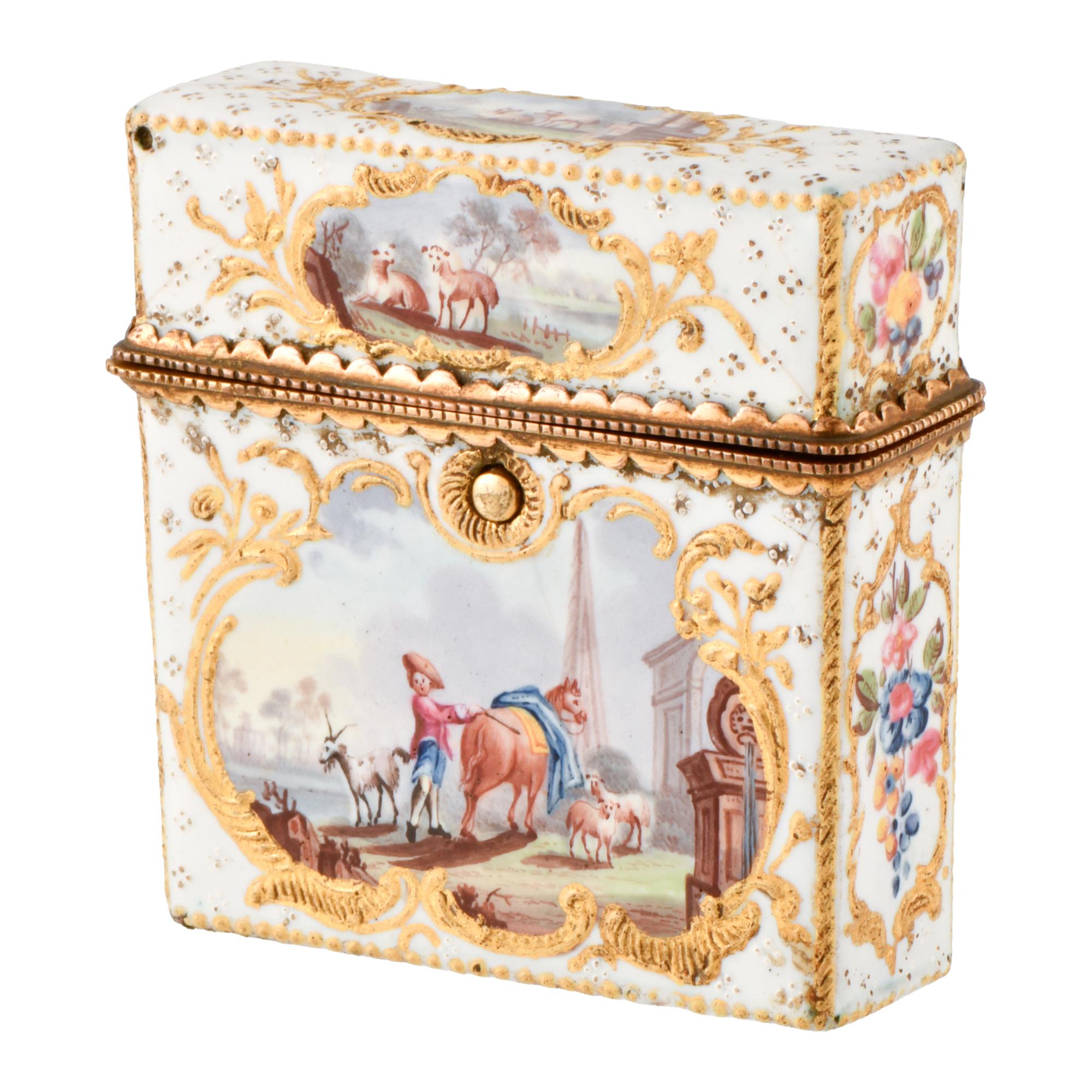 18TH CENTURY ENGLISH SCHOOL. Ladies’ vanity case, circa 176