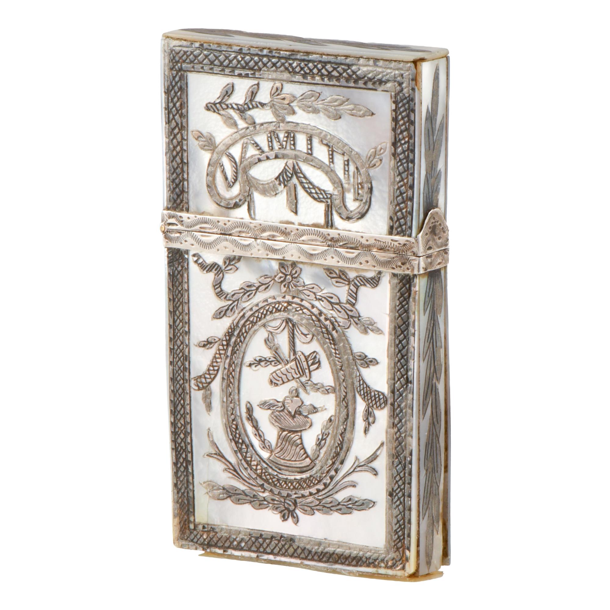 18TH CENTURY FRENCH SCHOOL. Case- souvenir, circa 1770-1775.