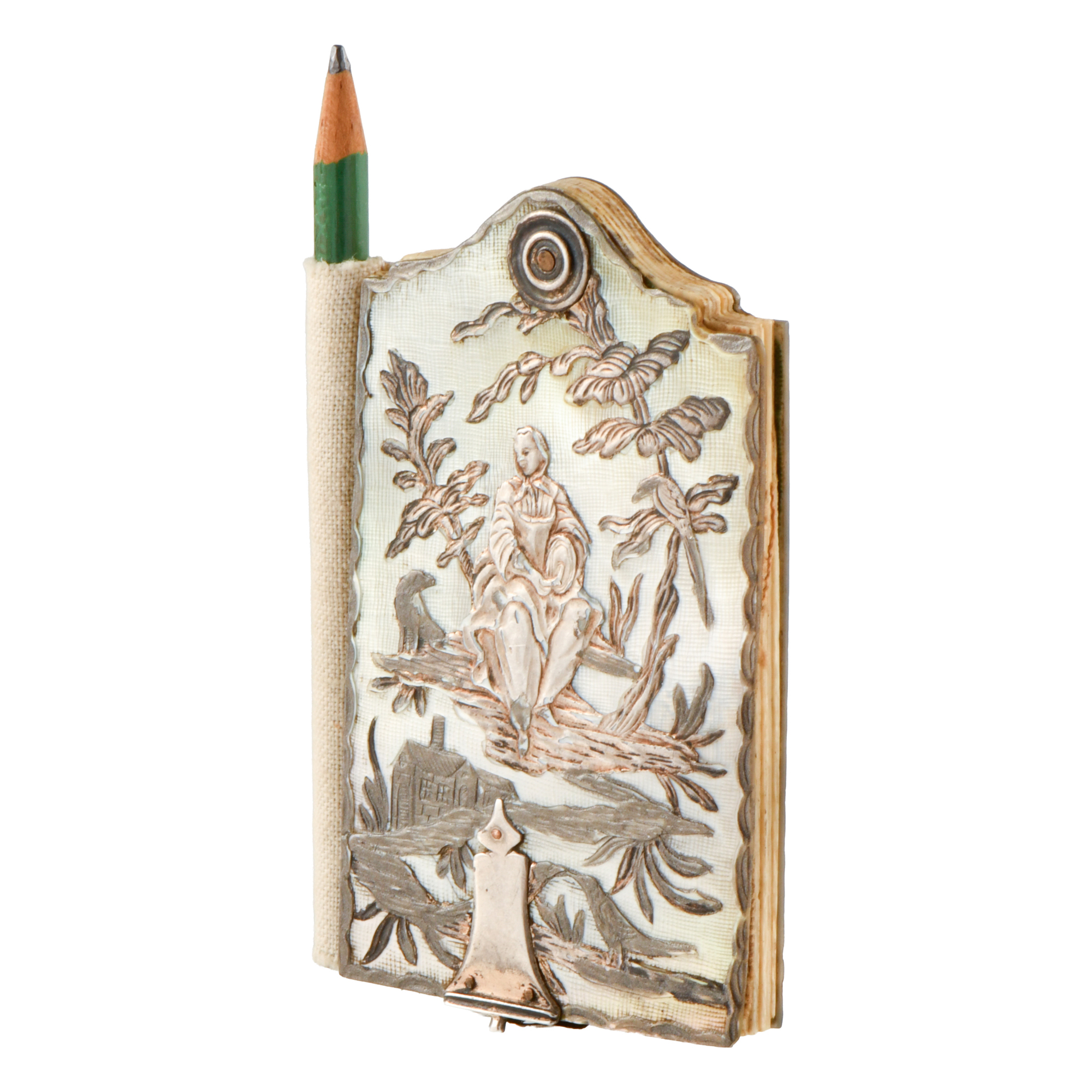 18TH CENTURY ENGLISH SCHOO. Dance card, circa 1760-1770.