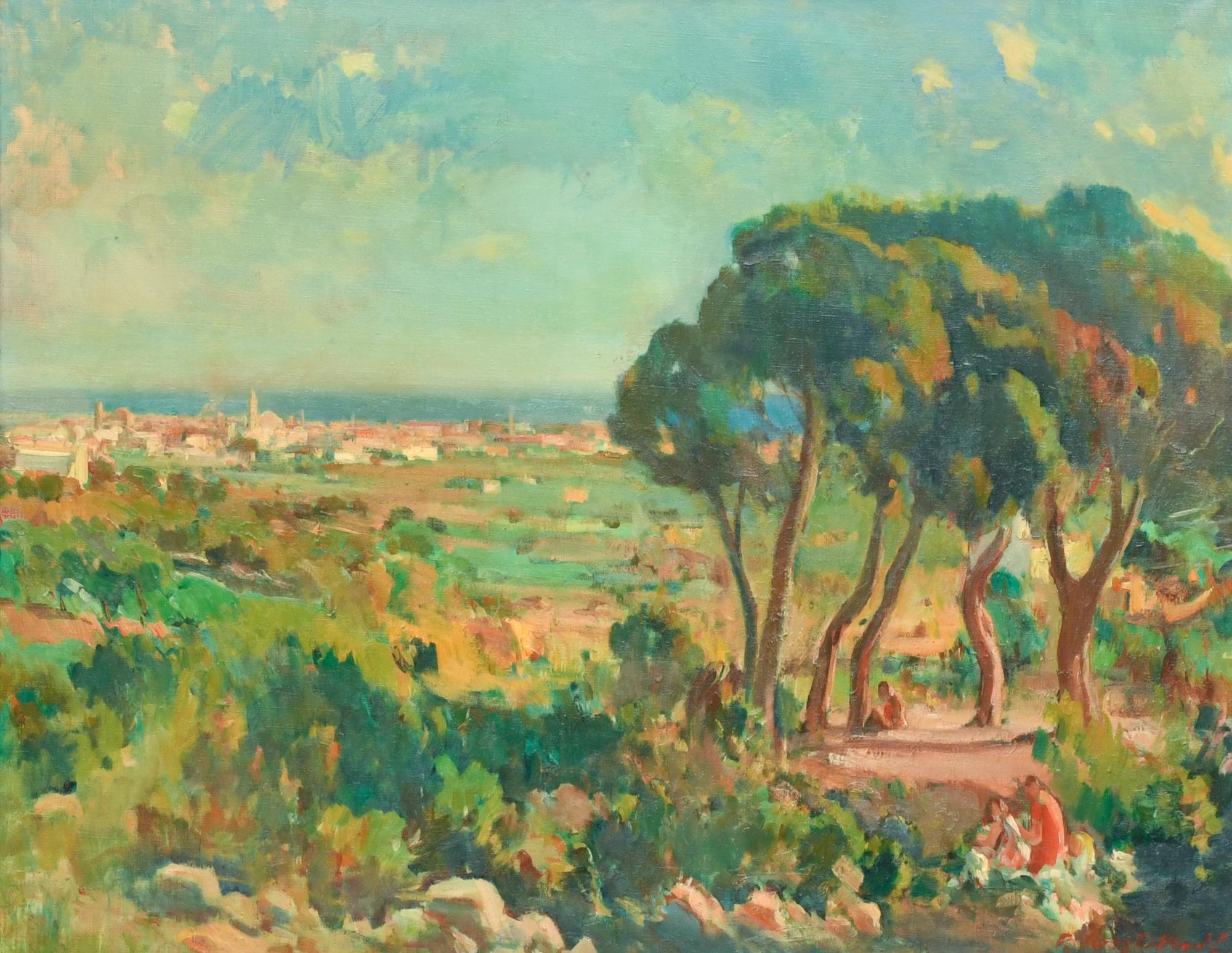 JOSEP FERRE REVASCALL (1908-2001).  "Paisaje".