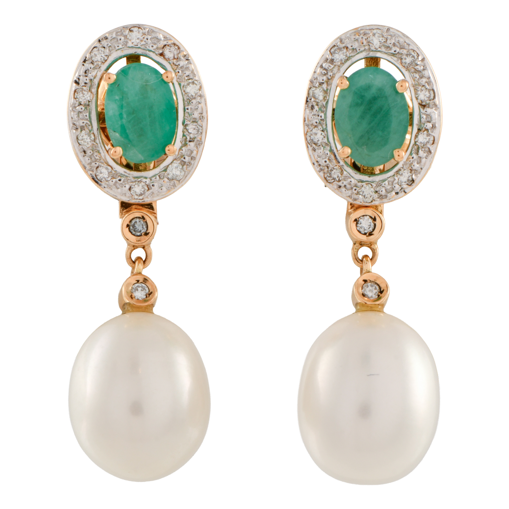 Convertible double earrings, 1990's.