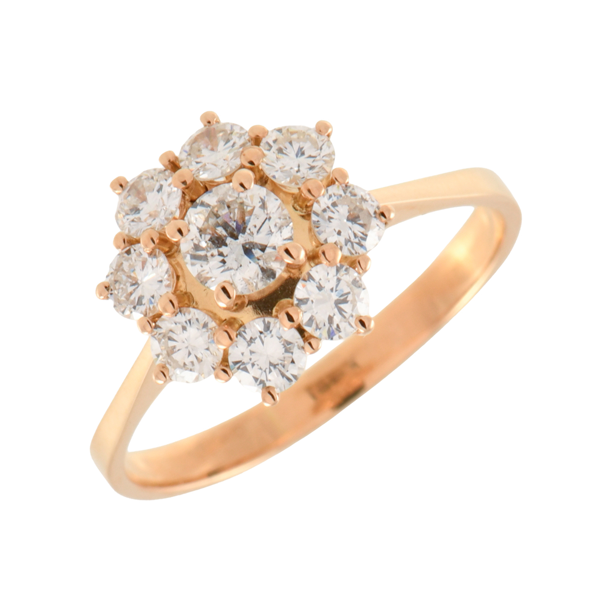 Rosette ring, 1990's.