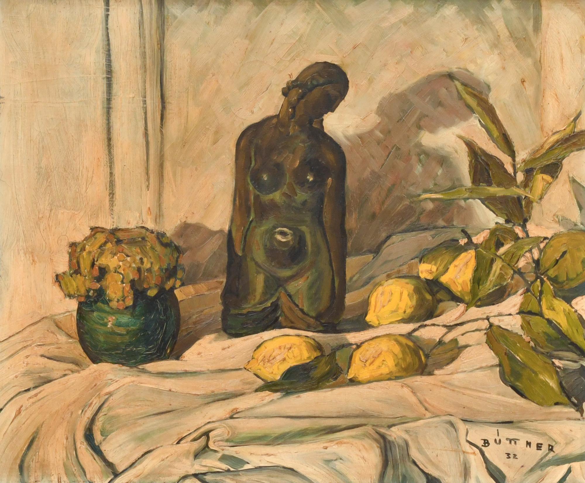 ERICH BUTTNER (1889-1936). Study "Natura morta", 1932.