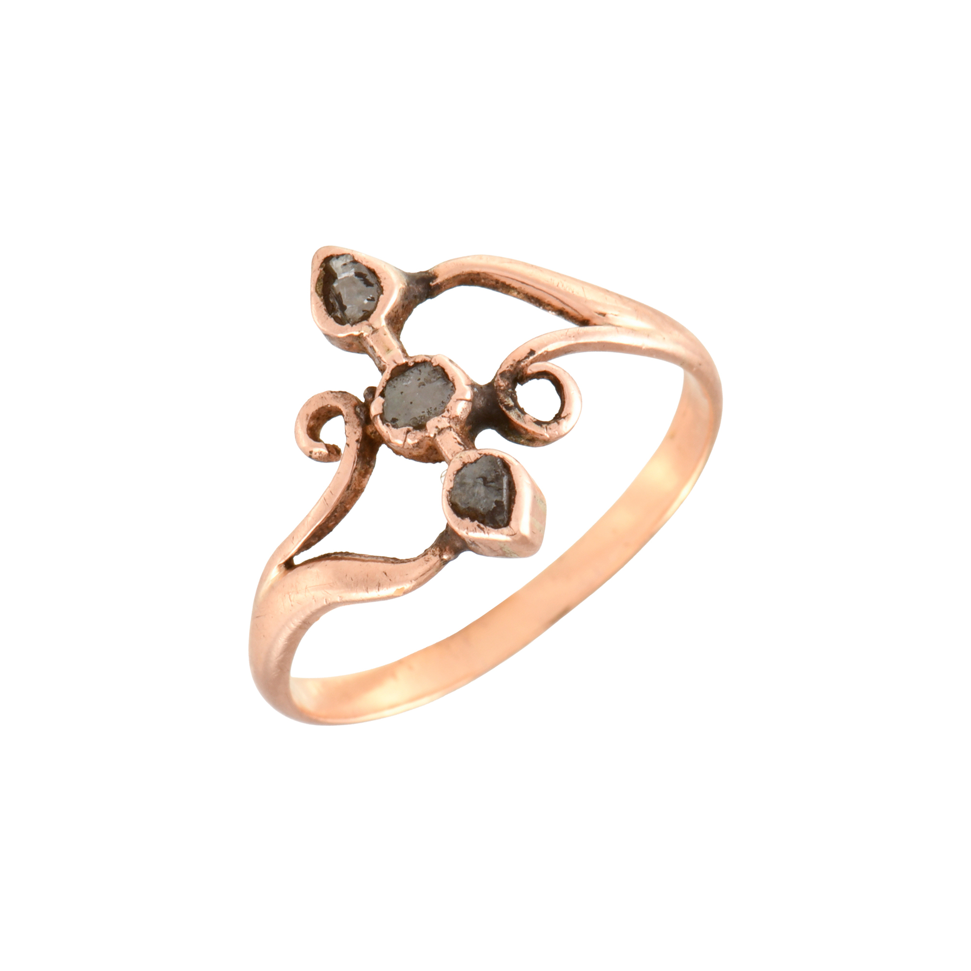 Anillo años 20 con diamantes