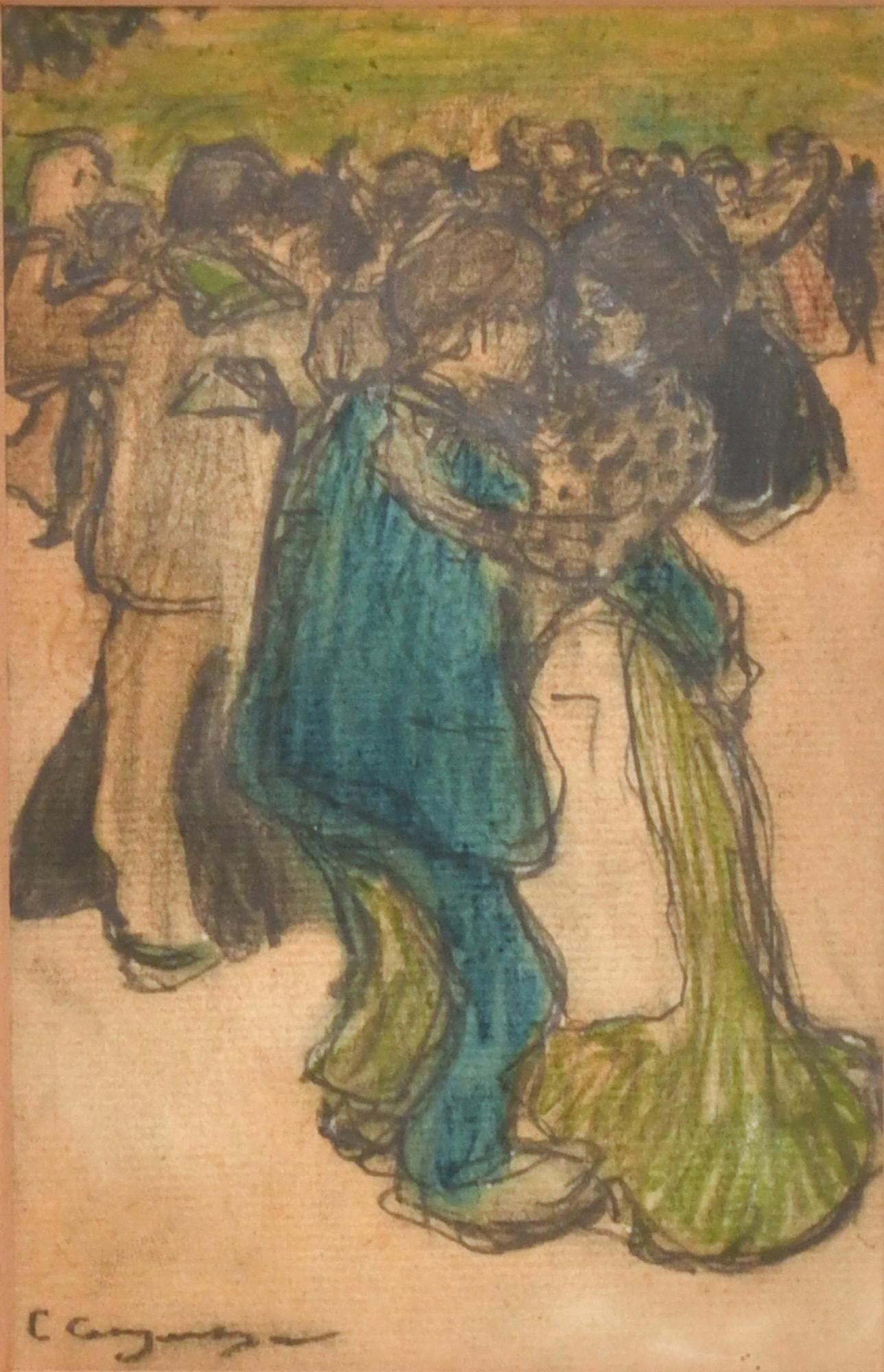 CARLES CASAGEMAS (1880-1901).  "Popular dance".