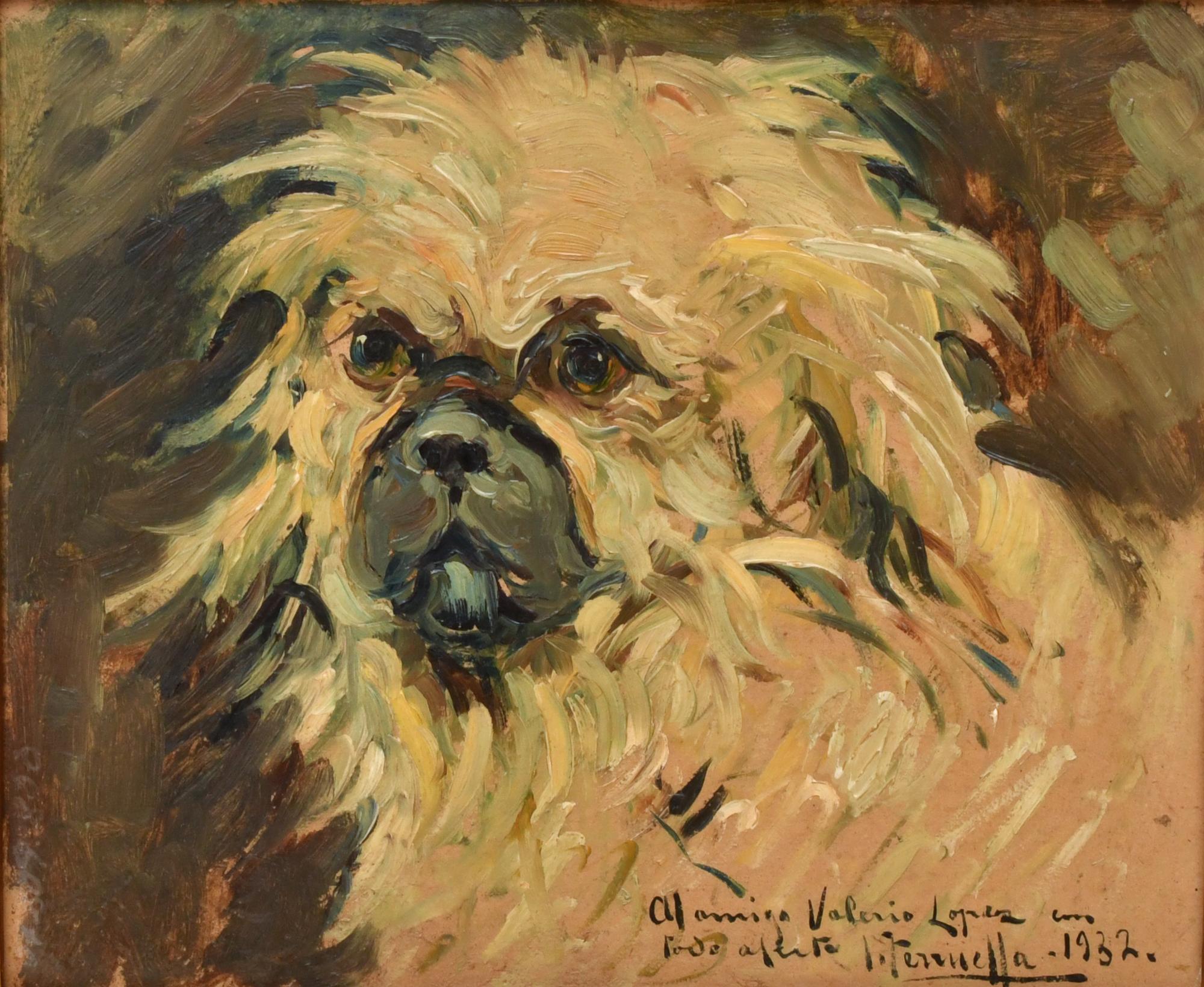 JOAQUIM TERRUELLA MATILLA (1891-1957). "Dog portrait", 1932.