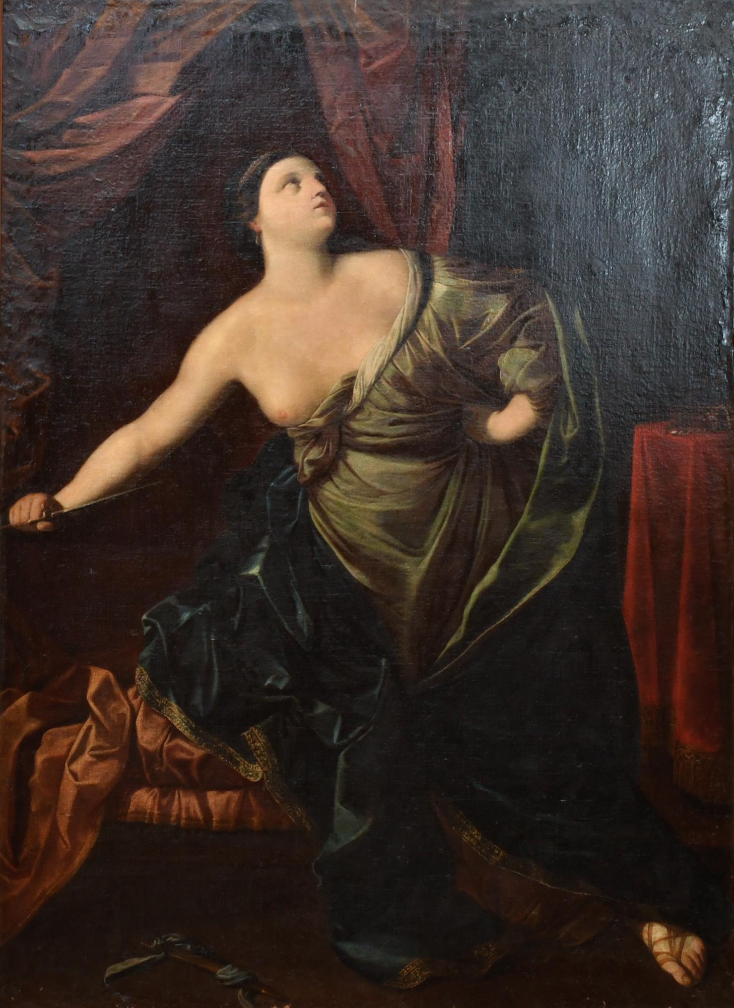 18TH CENTURY ITALIAN SCHOOL. "Lucretia killing herself", ba