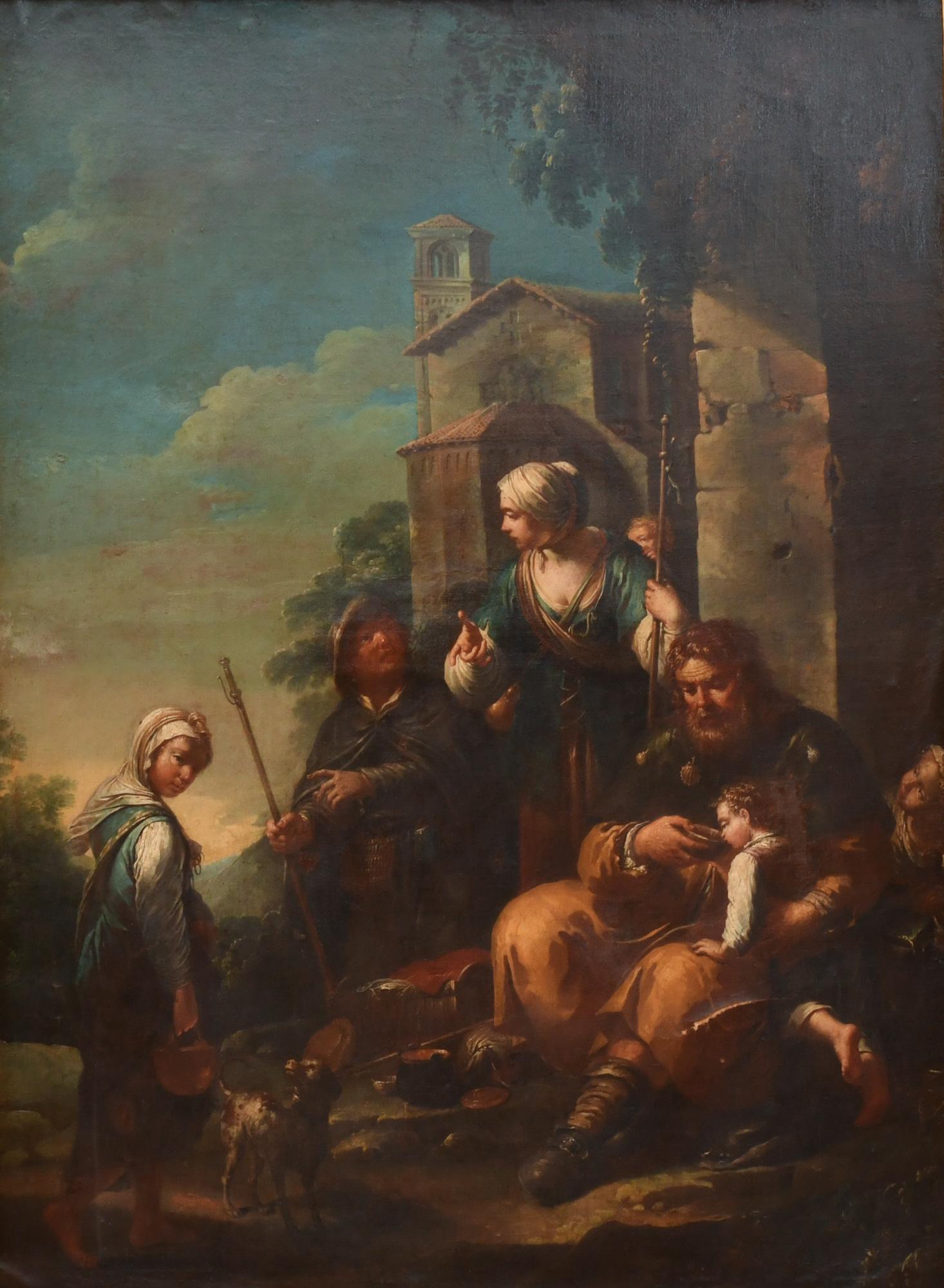 18TH CENTURY ITALIAN SCHOOL. "Tradition scene".