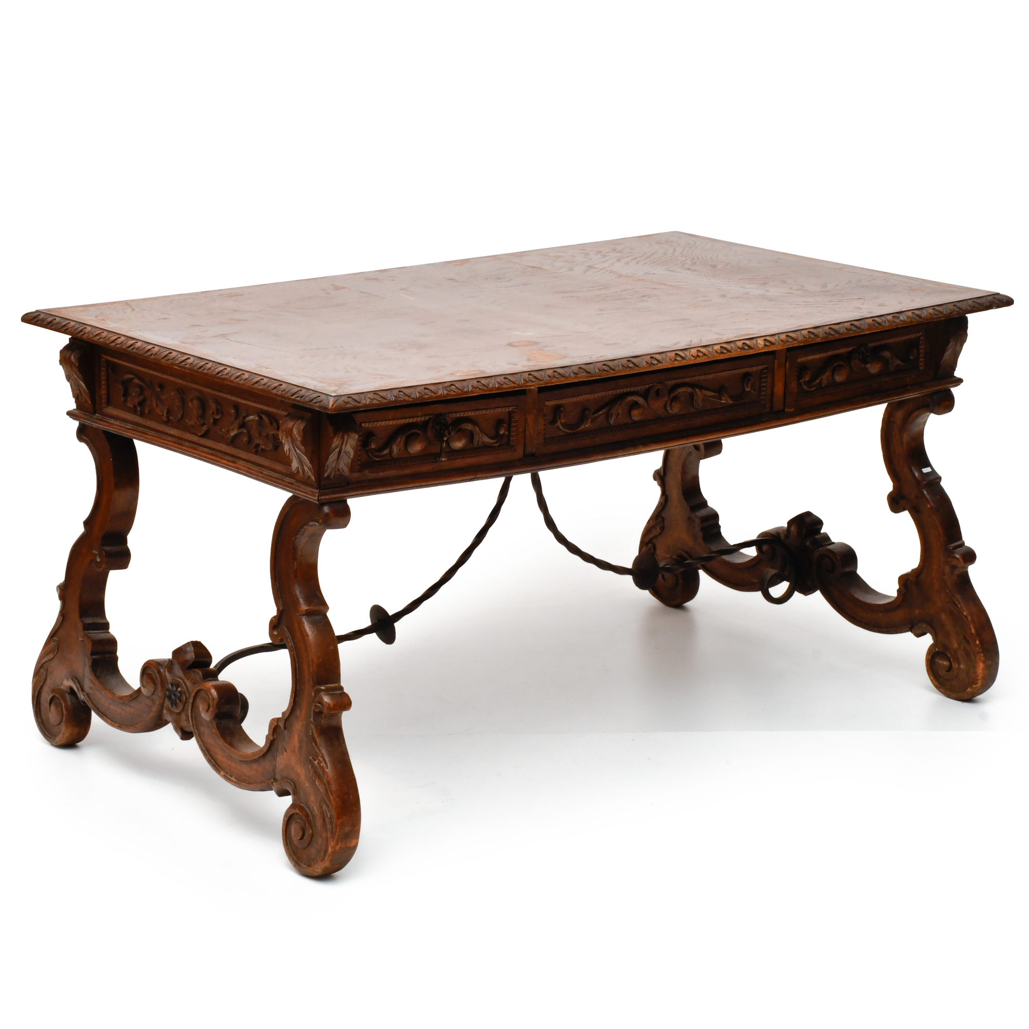 Castilian pork table, Renaissance style, 20th century.