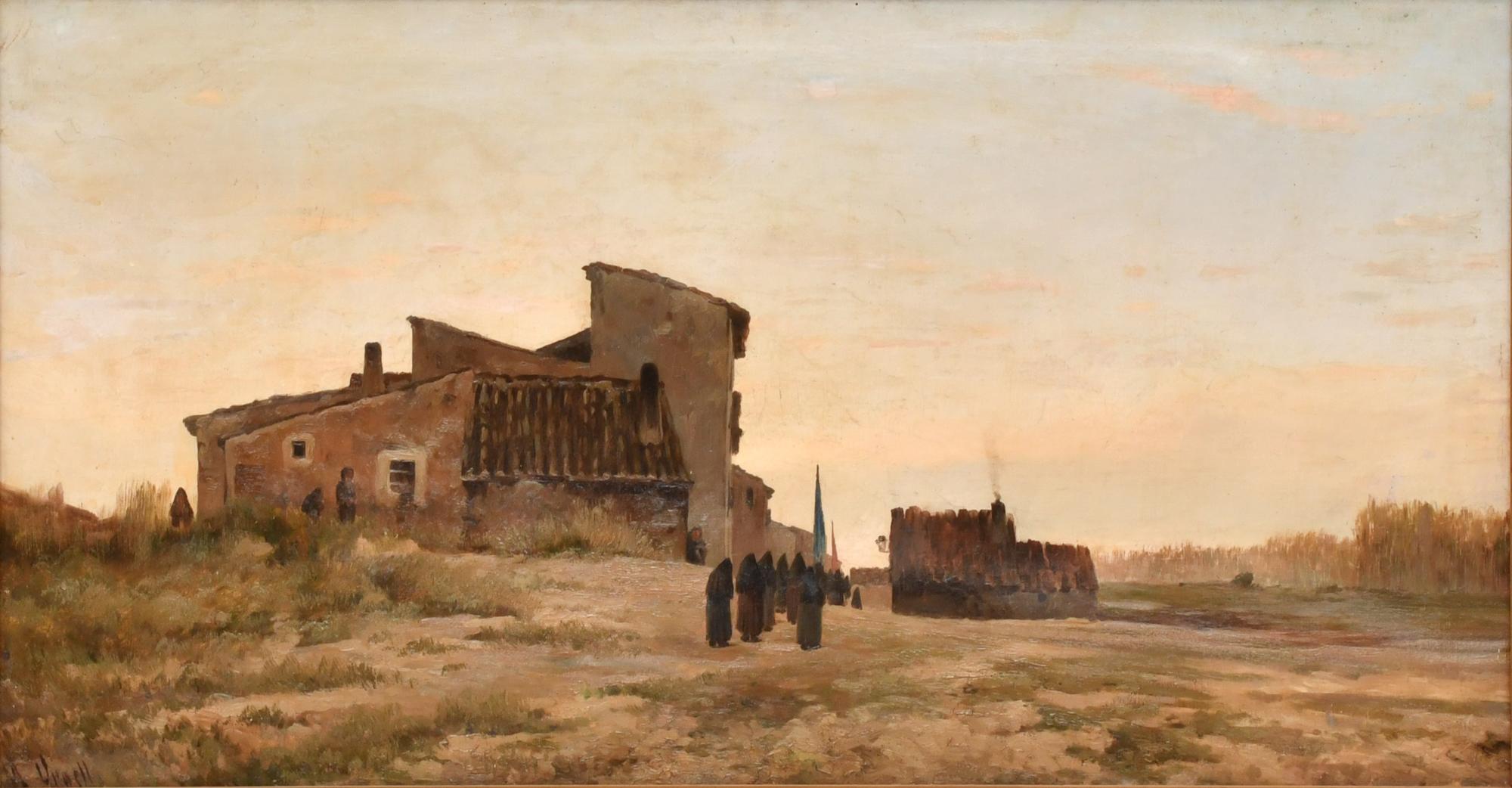 TALLER DE MODEST URGELL I INGLADA (1839-1919). "Procesión y