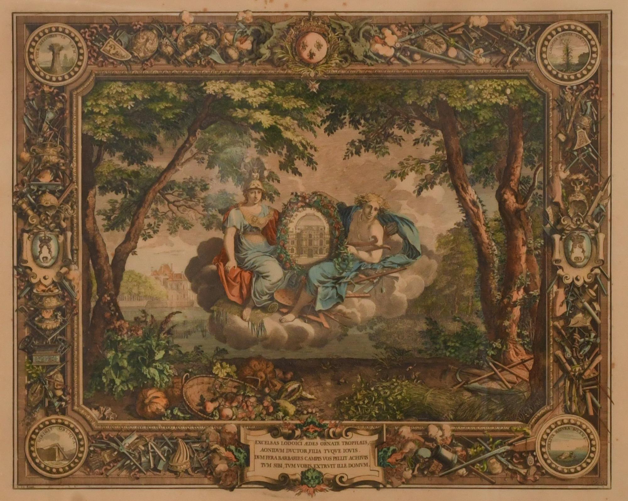 DESPUÉS DE CHARLES LE BRUN (1619-1690). "Alegoría del veran