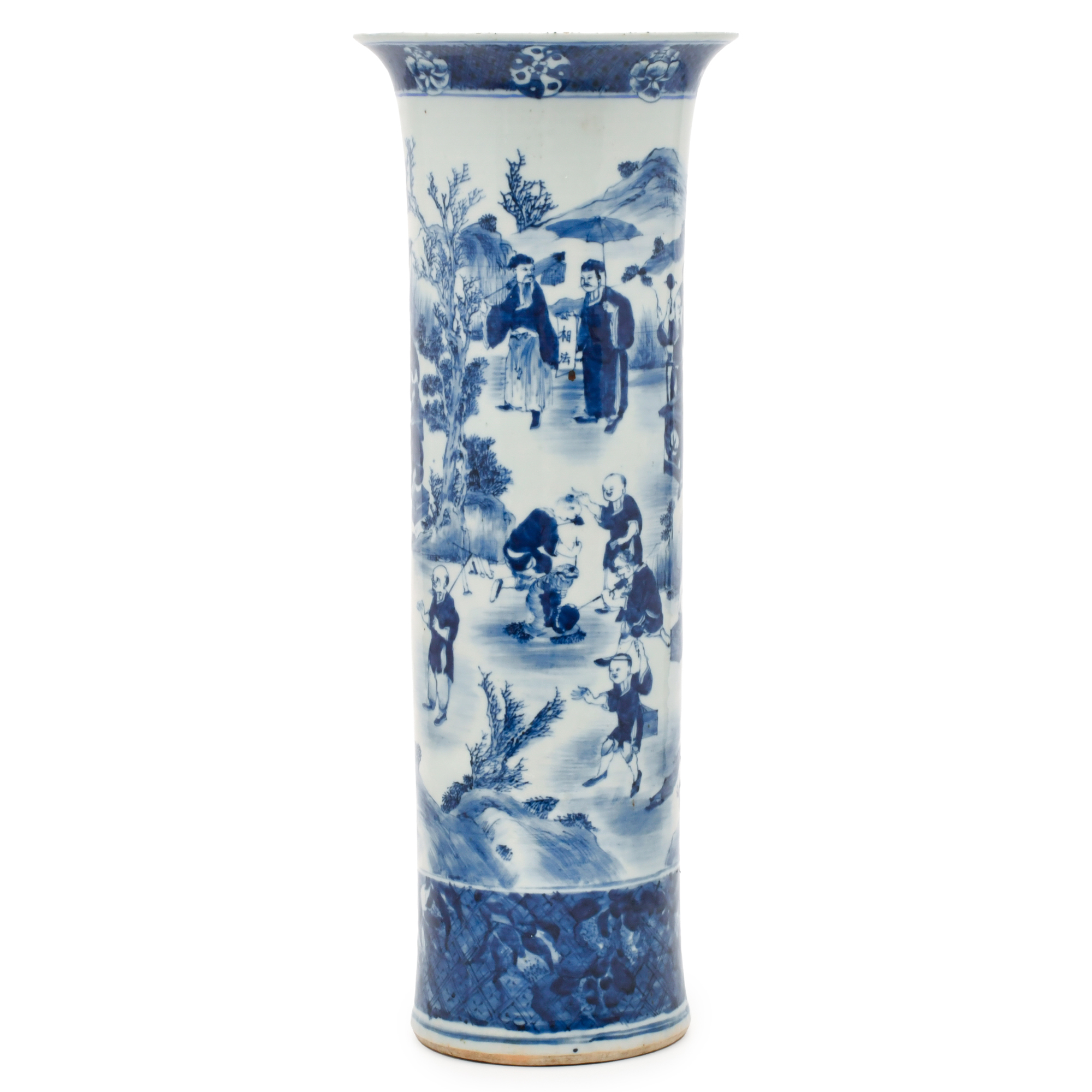 ESCUELA CHINA, FIN. SIGLO XIX-PPS. SIGLO XX. Jarrón trompet