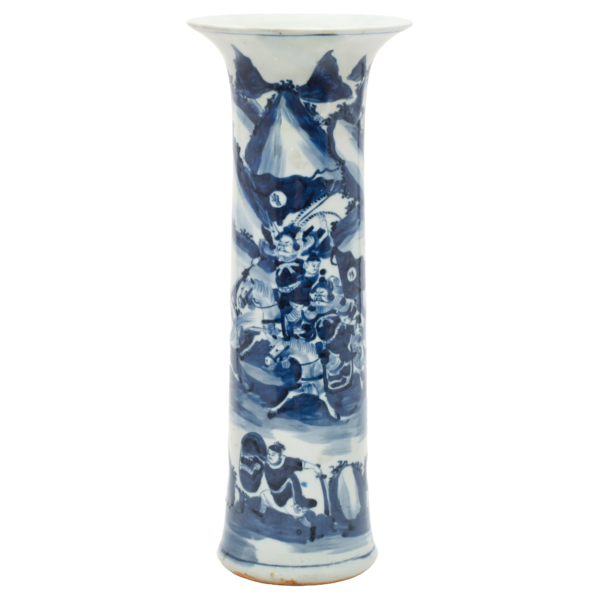 ESCUELA CHINA, FIN. SIGLO XIX-PPS. SIGLO XX. Jarrón trompet