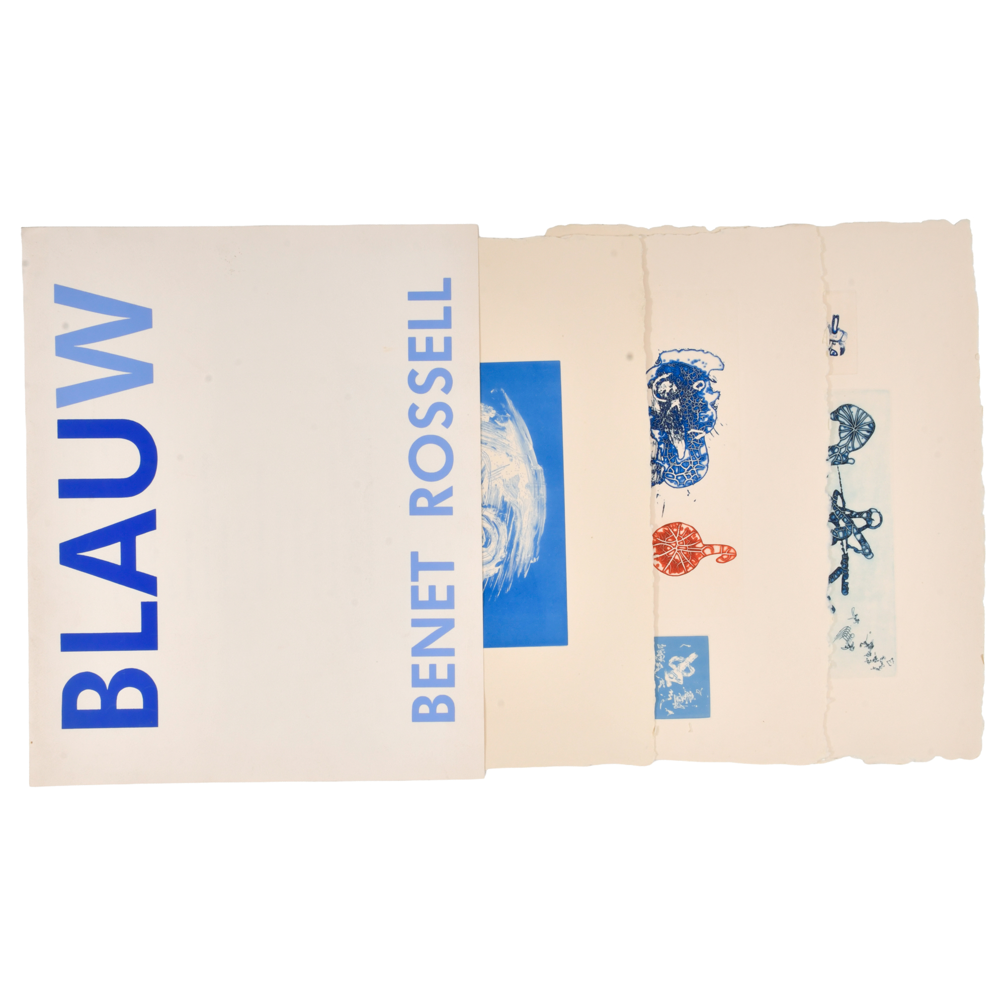 BENET ROSELL (1937).  Carpeta Blauw, 1986.