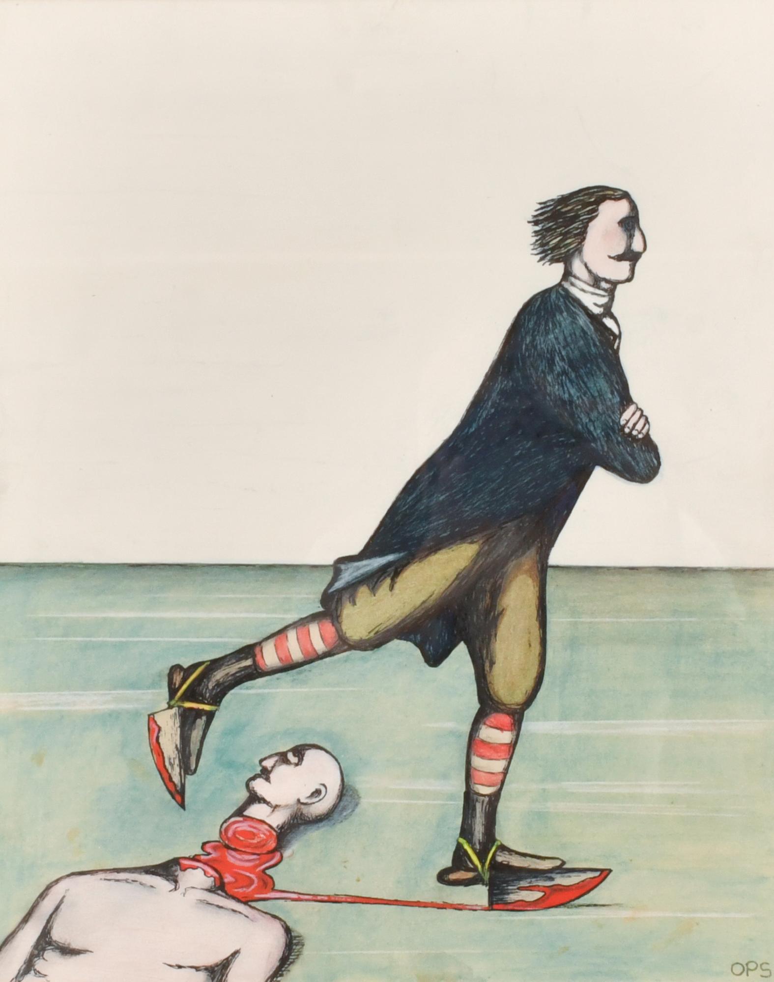 ANDRES RABAGO "OPS" (1947).  "Patinador".