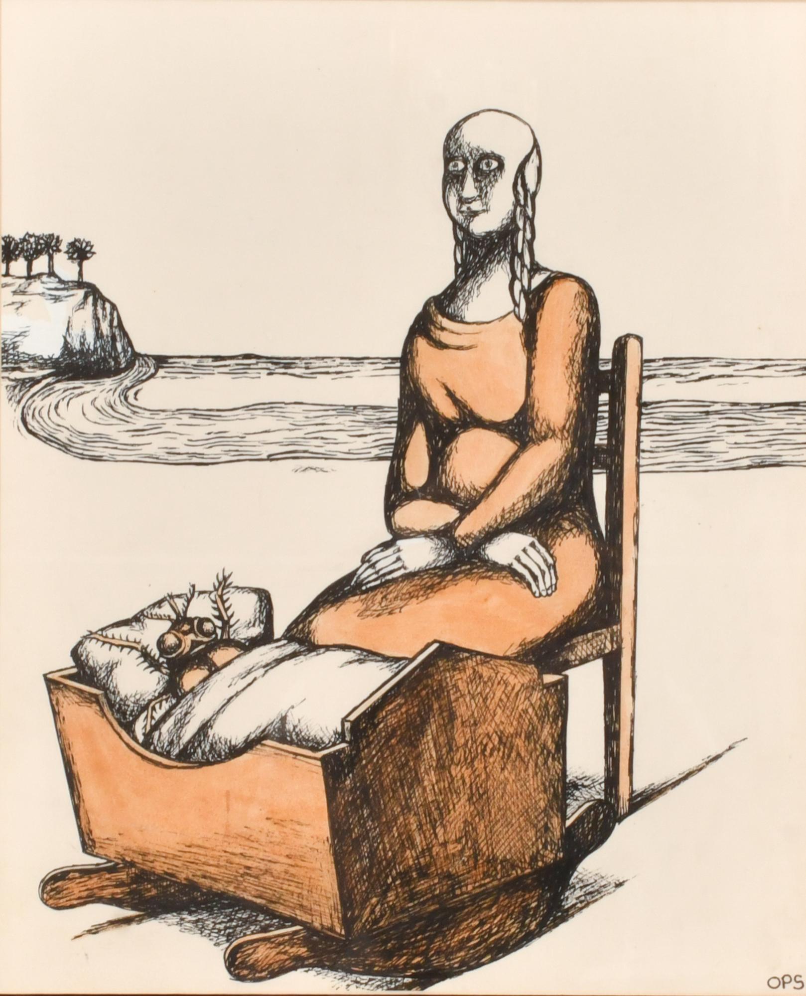 ANDRES RABAGO "OPS" (1947).  Sin título.