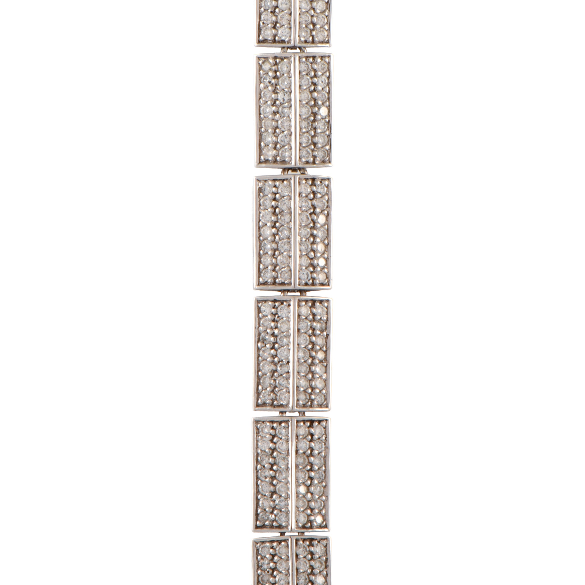 Pulsera articulada de diamantes