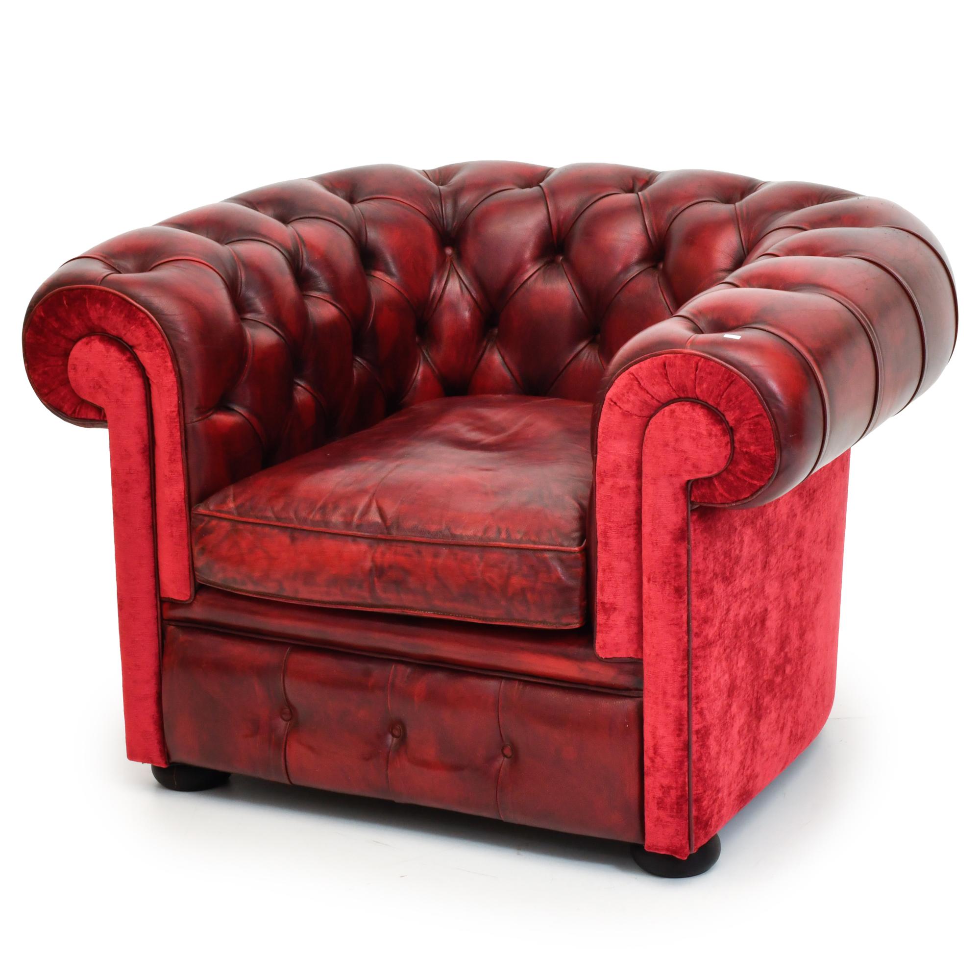 Sillón chester, siglo XX. 