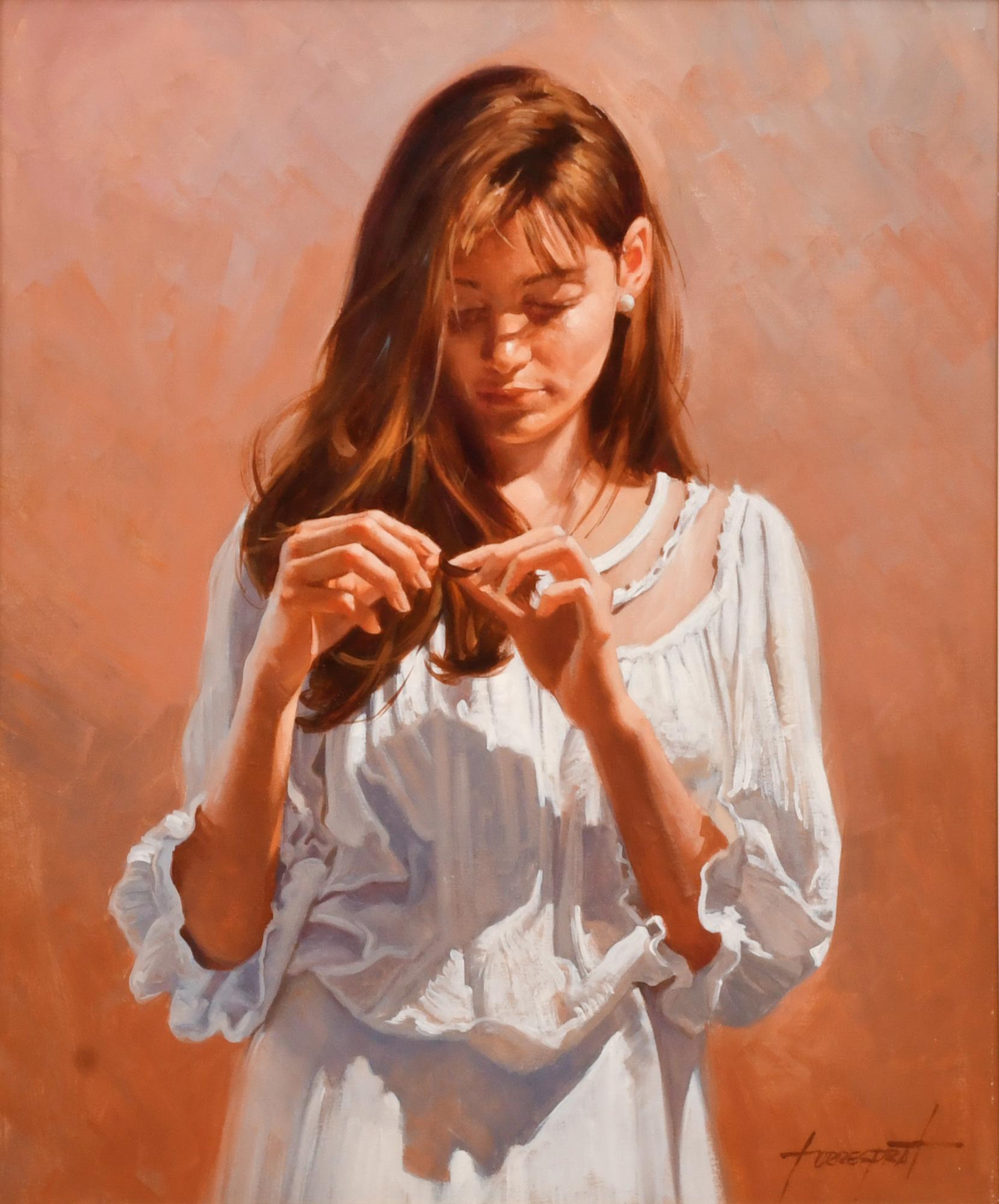 ENRIC TORRES PRATS (1940). "Joven de blanco".