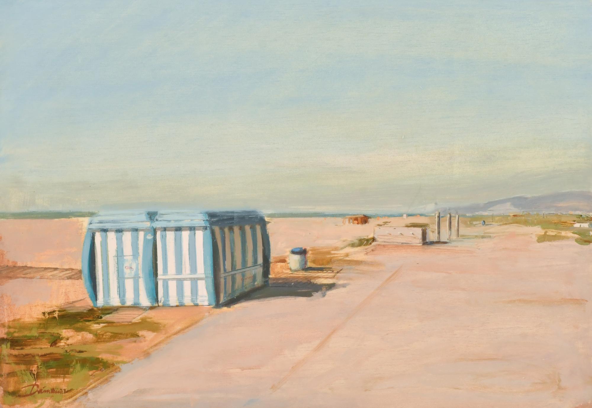 ESCUELA ESPAÑOLA, SIGLO XX-XXI. "Paseo marítimo y playa".