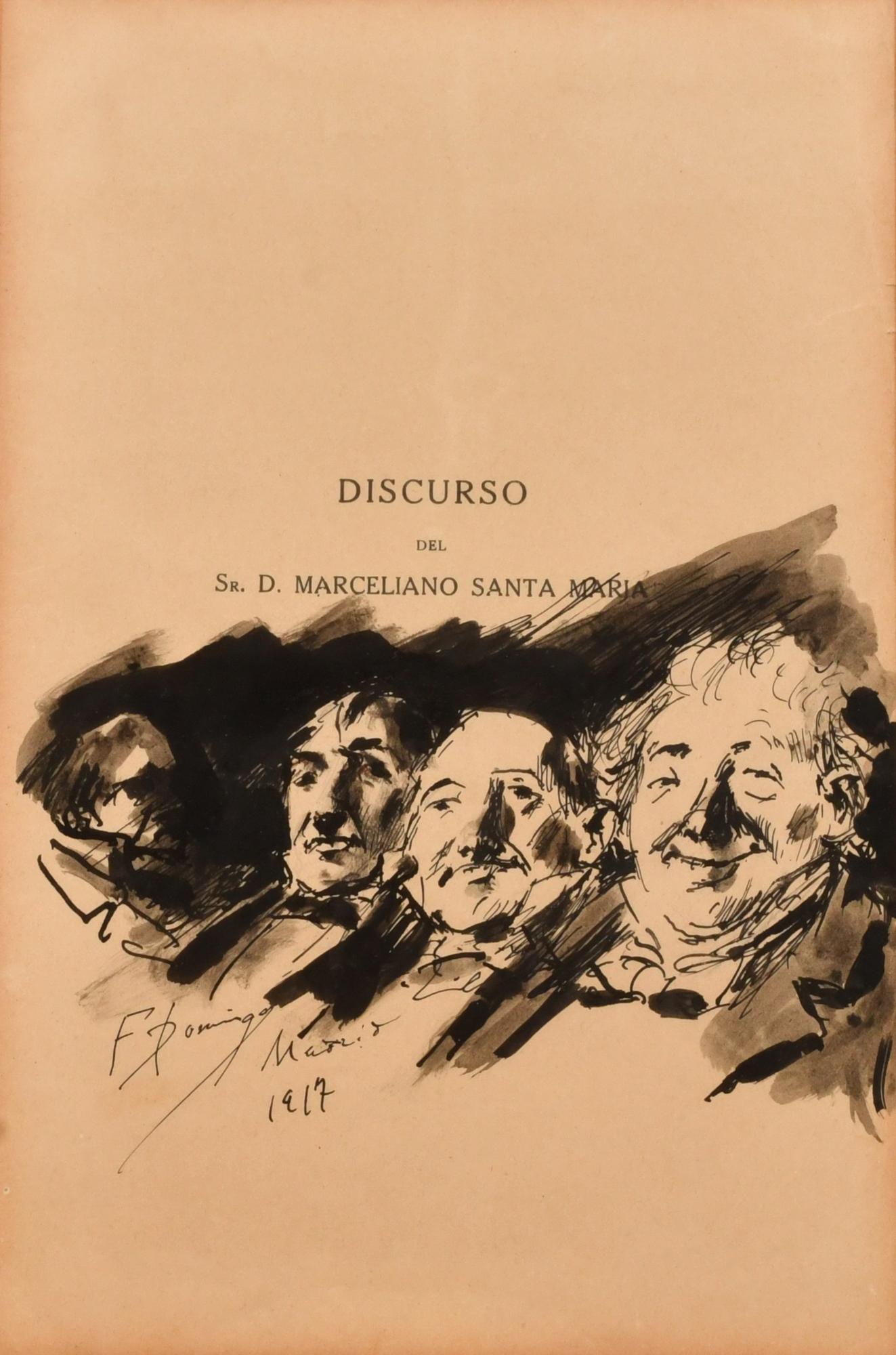 FRANCISCO DOMINGO MARQUÉS (1842-1920). "Retratos masculinos