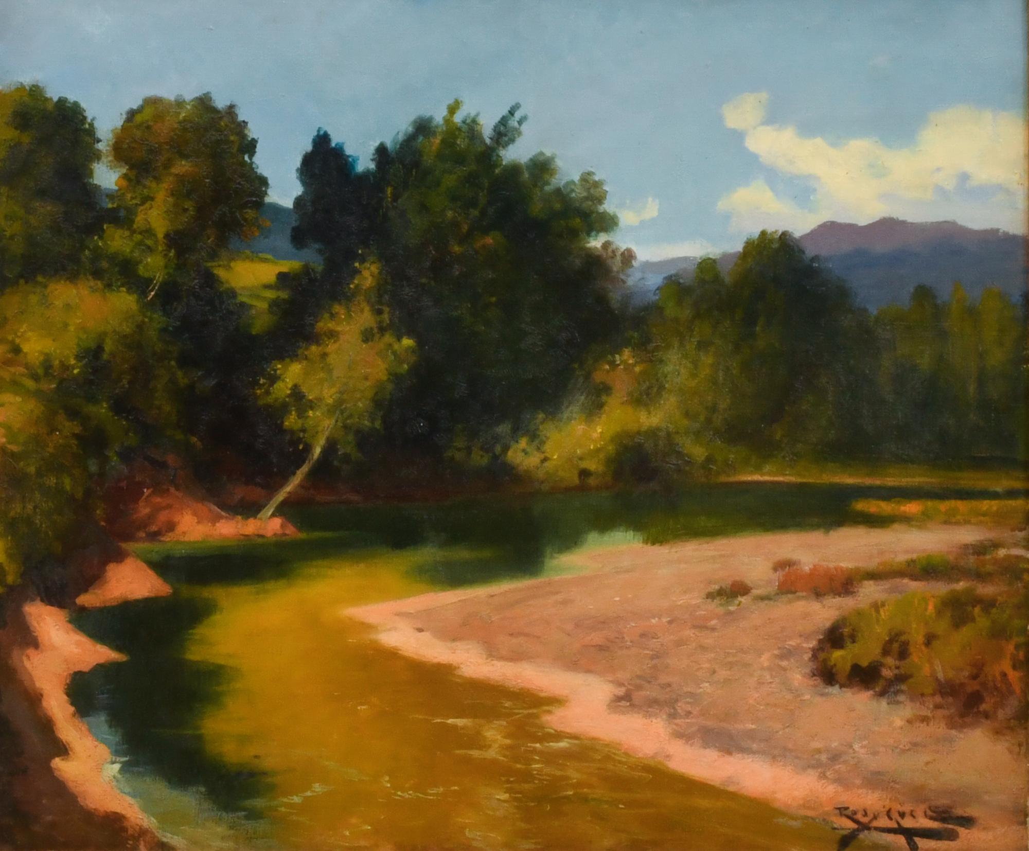 ANTONI ROS I GUELL (1873-1954) "Paisaje".