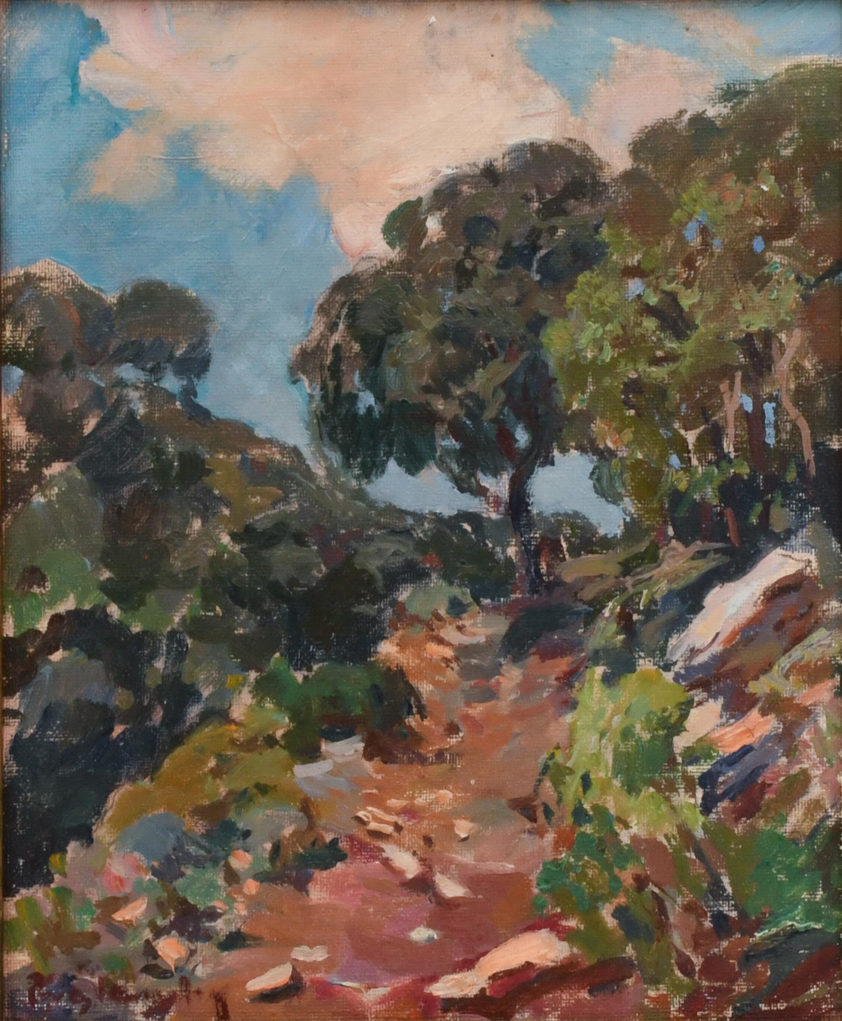 JOSEP PUIGDENGOLAS BARELLA (1906-1987). "Paisaje".